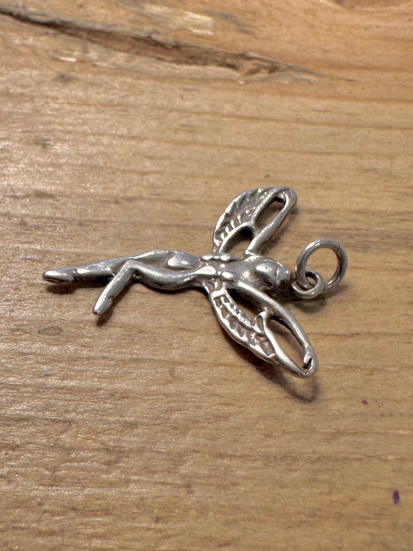 Vintage Fairy 925 Silver Pendant