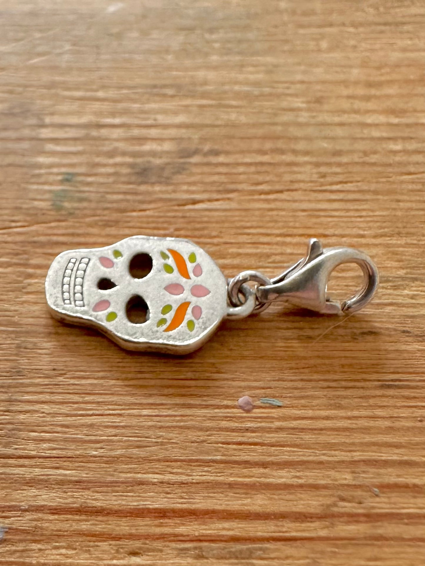 Modern Thomas Sabo Skull 925 Silver Pendant