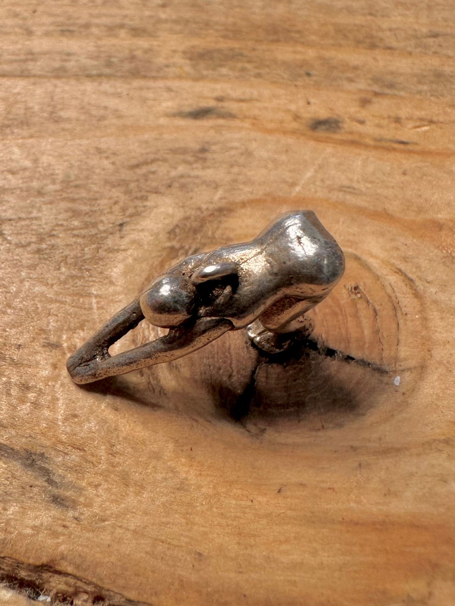 Vintage Swimmer Diver 925 Silver Charm Pendant