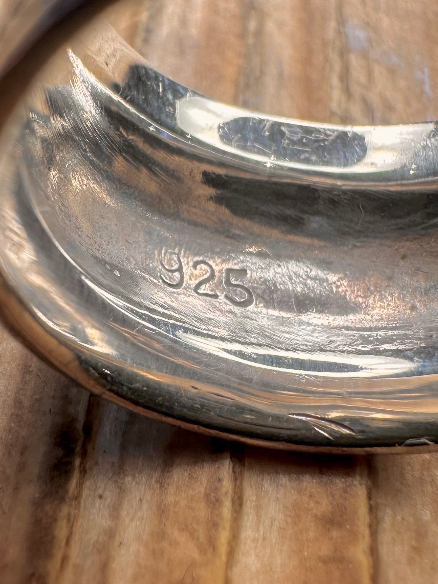 Vintage Tribal 925 Sterling Silver Size L1/2 Ring