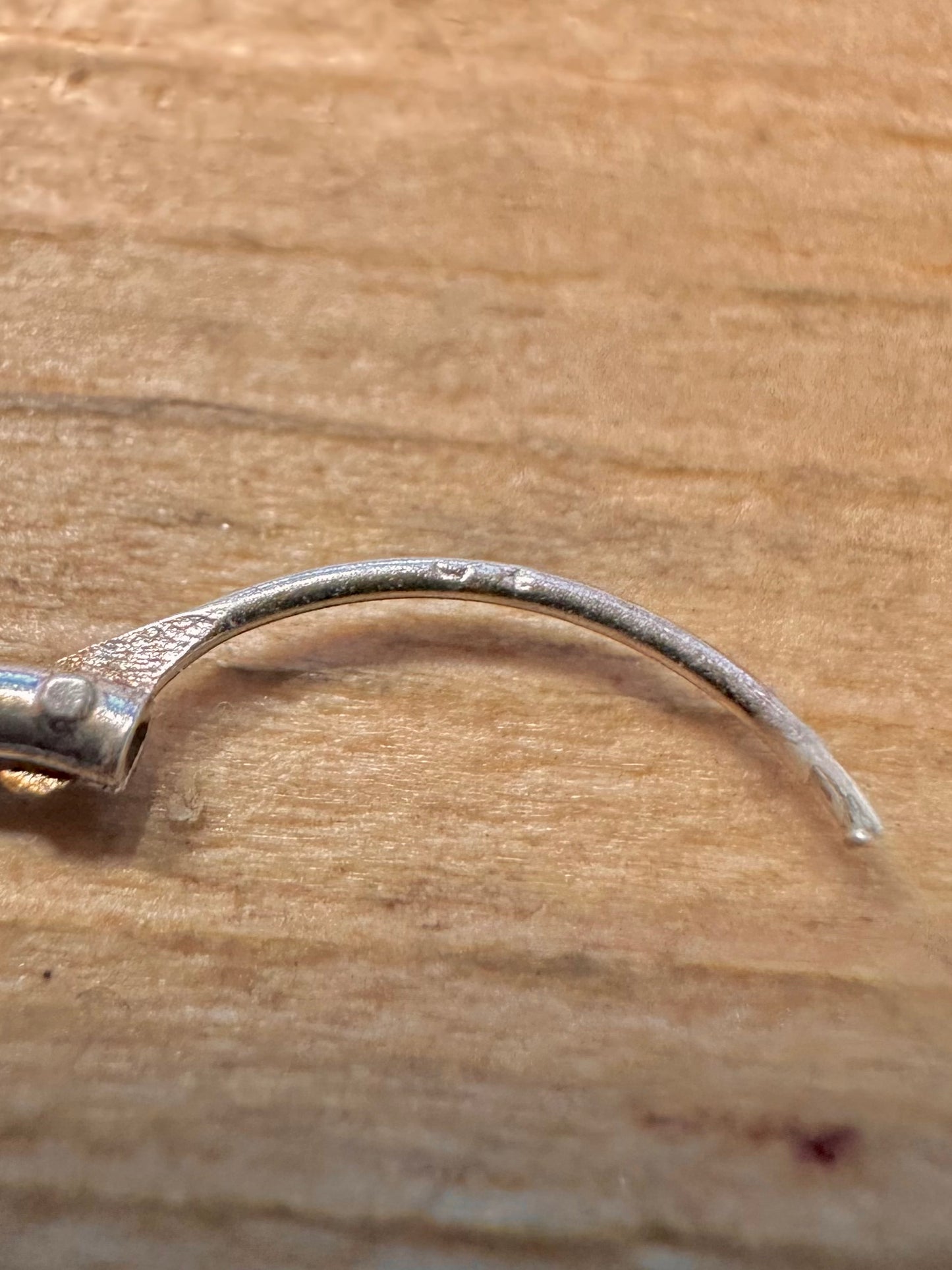Vintage Small Hoops 925 Silver Earrings