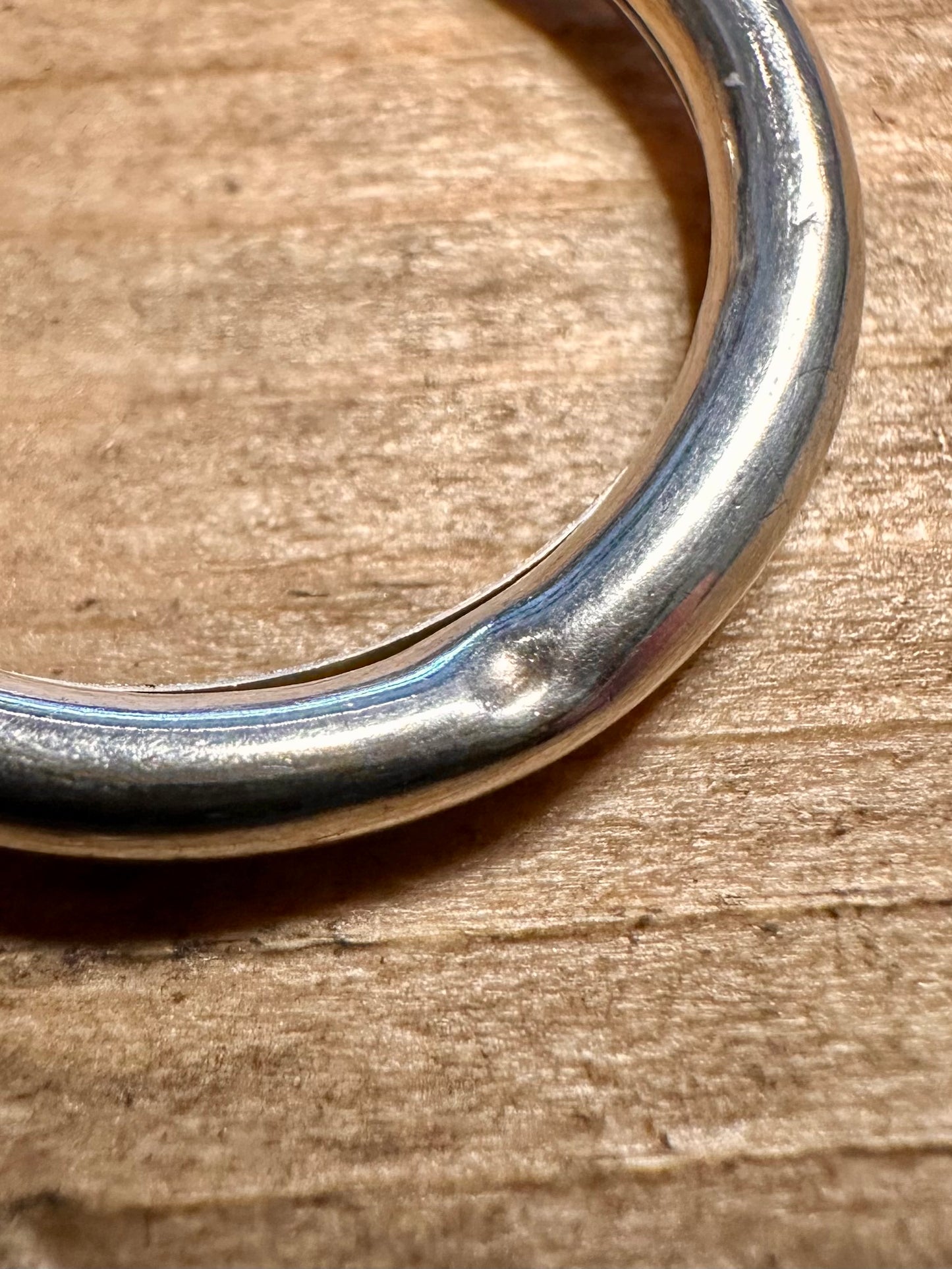 Vintage Chunky Hoops 925 Silver Earrings