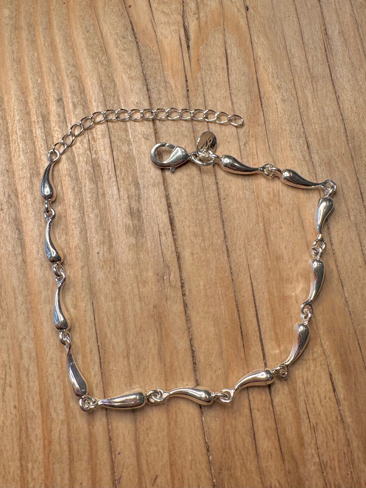 Morden Chilli Link 925 Sterling Silver 7.6 to 9.2 inch Bracelet