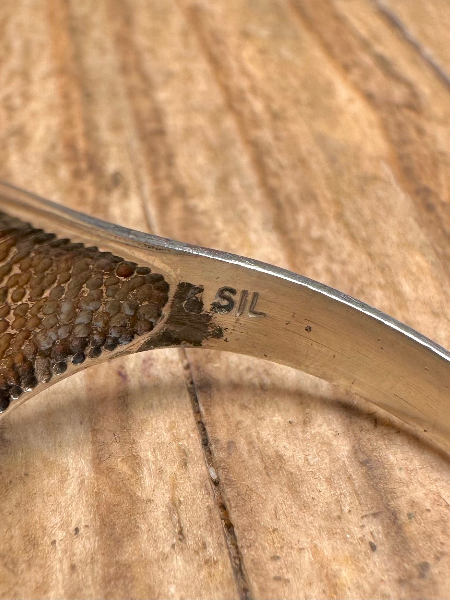 Vintage Onyx Engraved Signet 925 Sterling Silver Size Z Ring