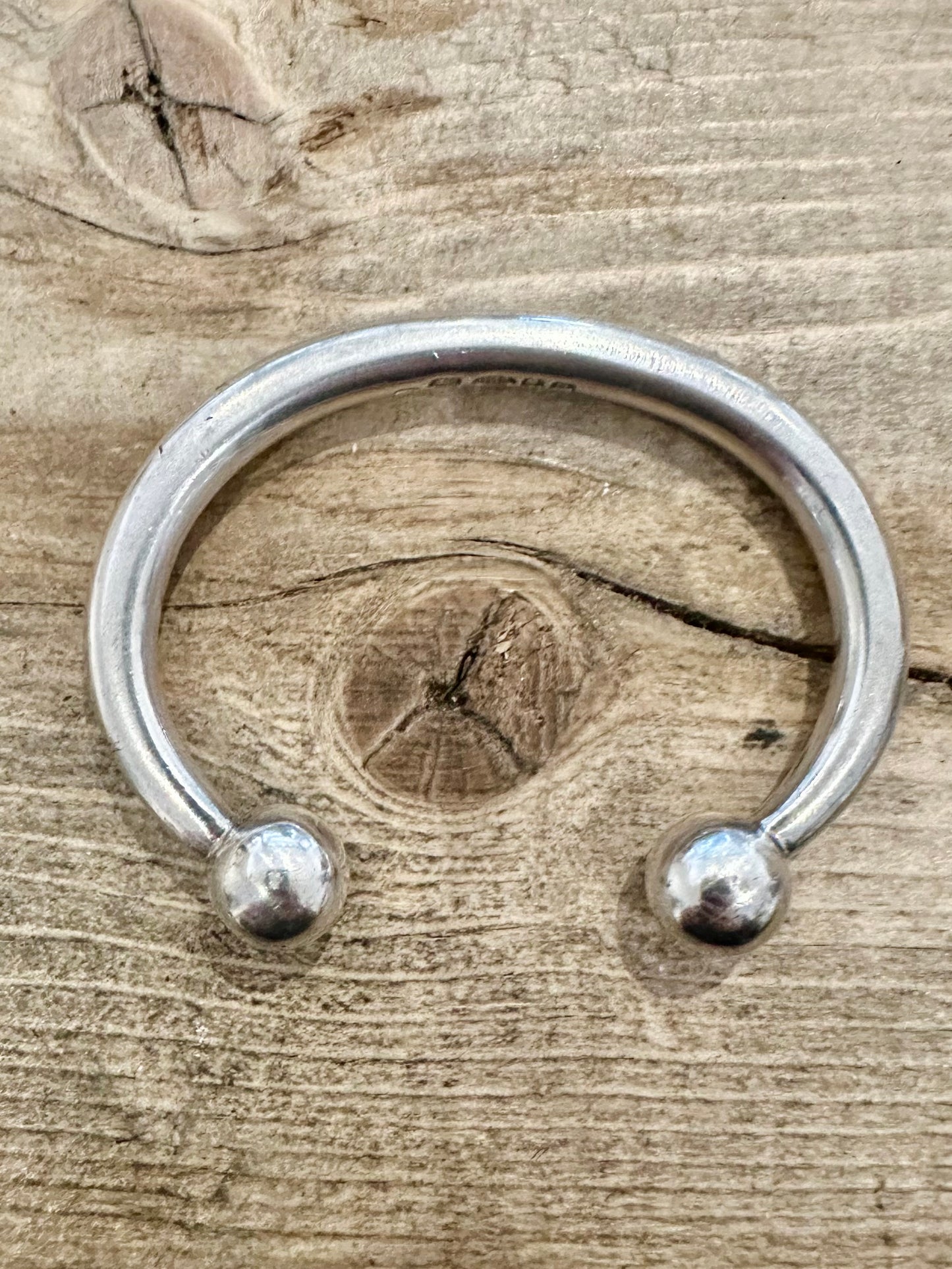 Modern 2015 Heavy Torque 925 Silver Cuff Bangle
