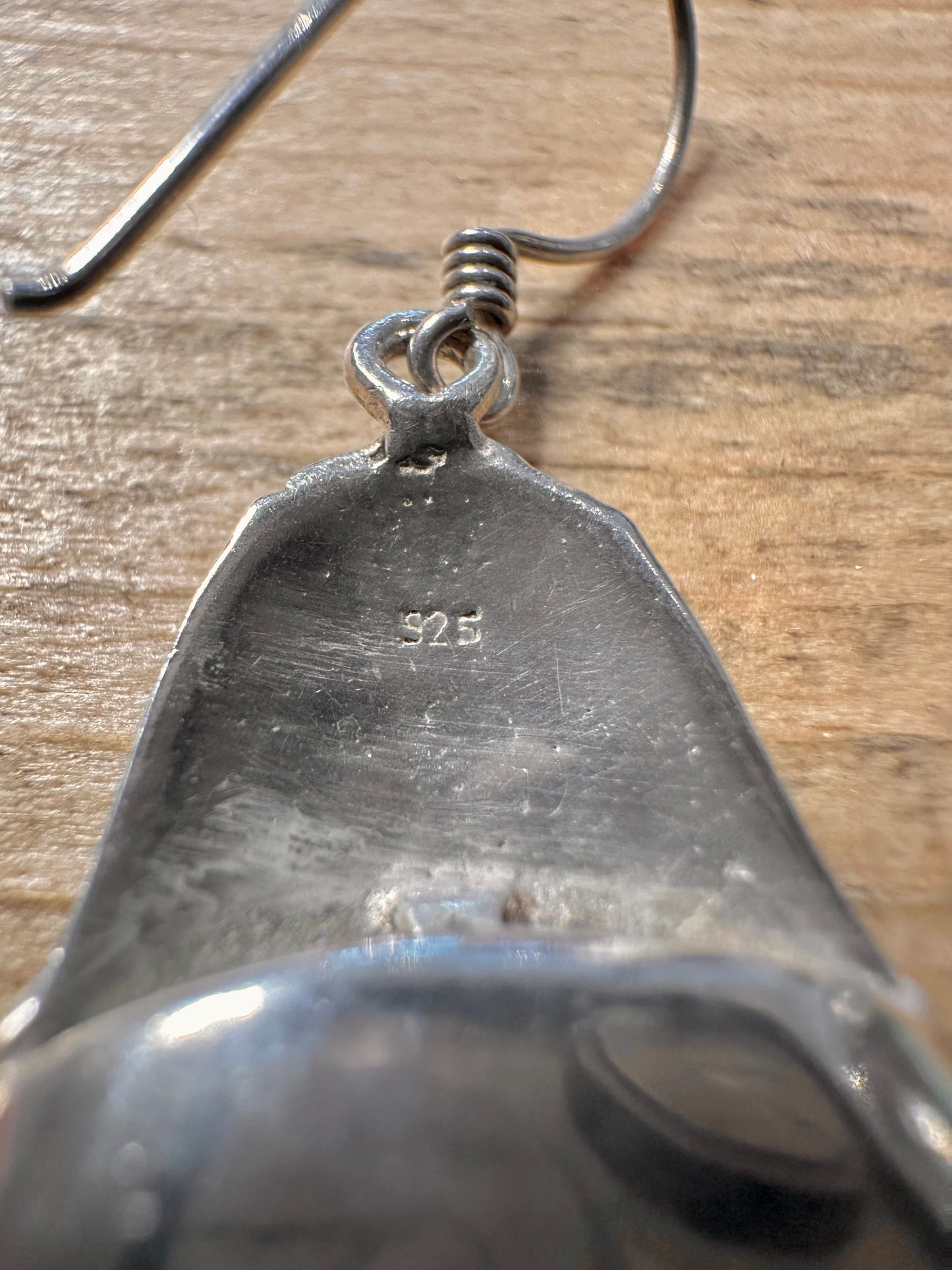 Vintage Bells with Heart 925 Silver Earrings