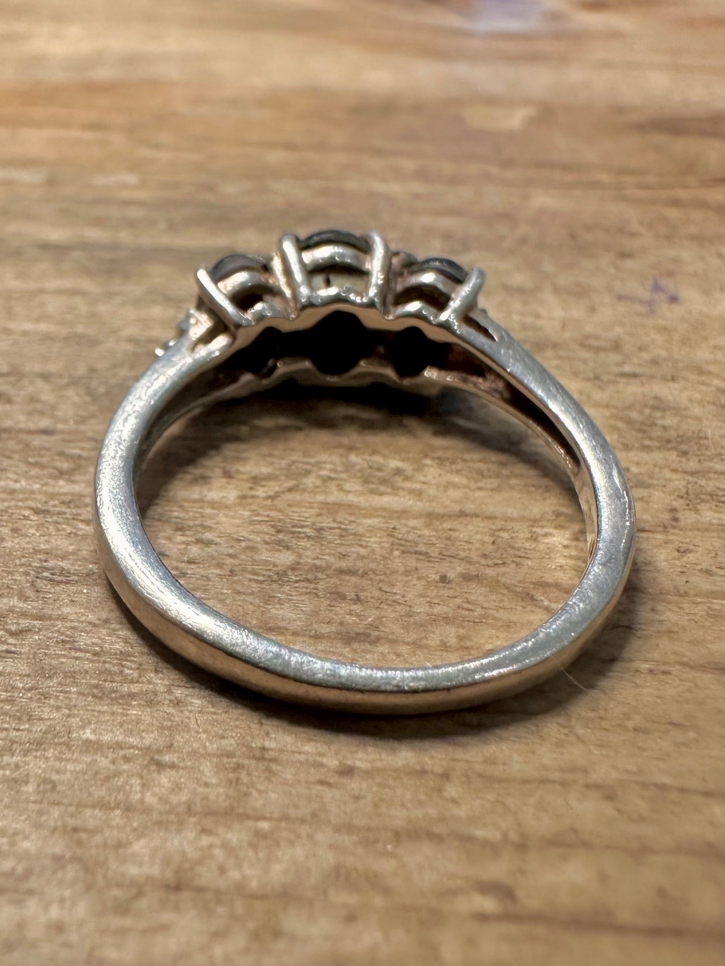 Vintage Blue Opal 925 Silver Size N1/2 Ring