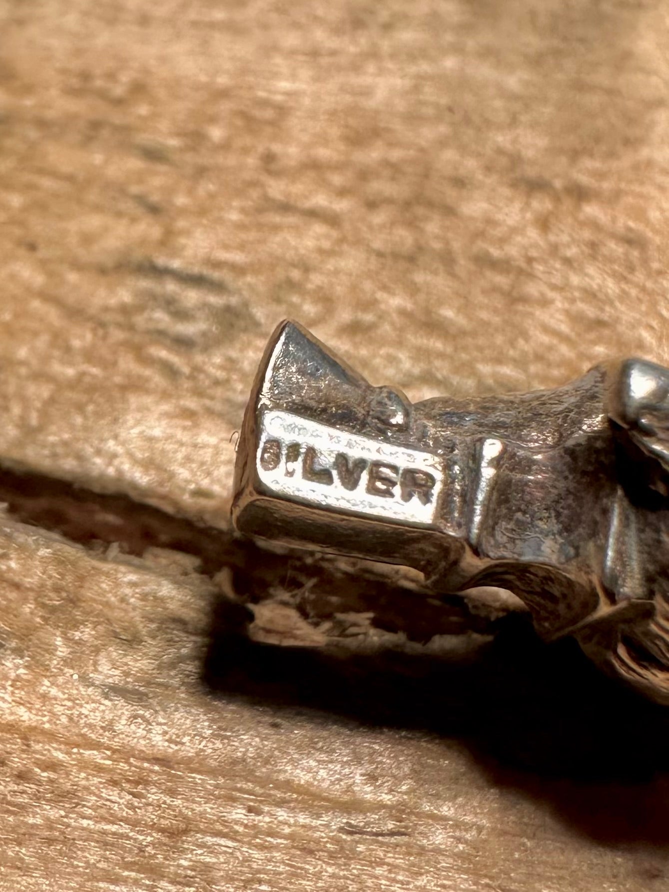 Vintage Lincoln Imp Solid 925 Silver Pendant