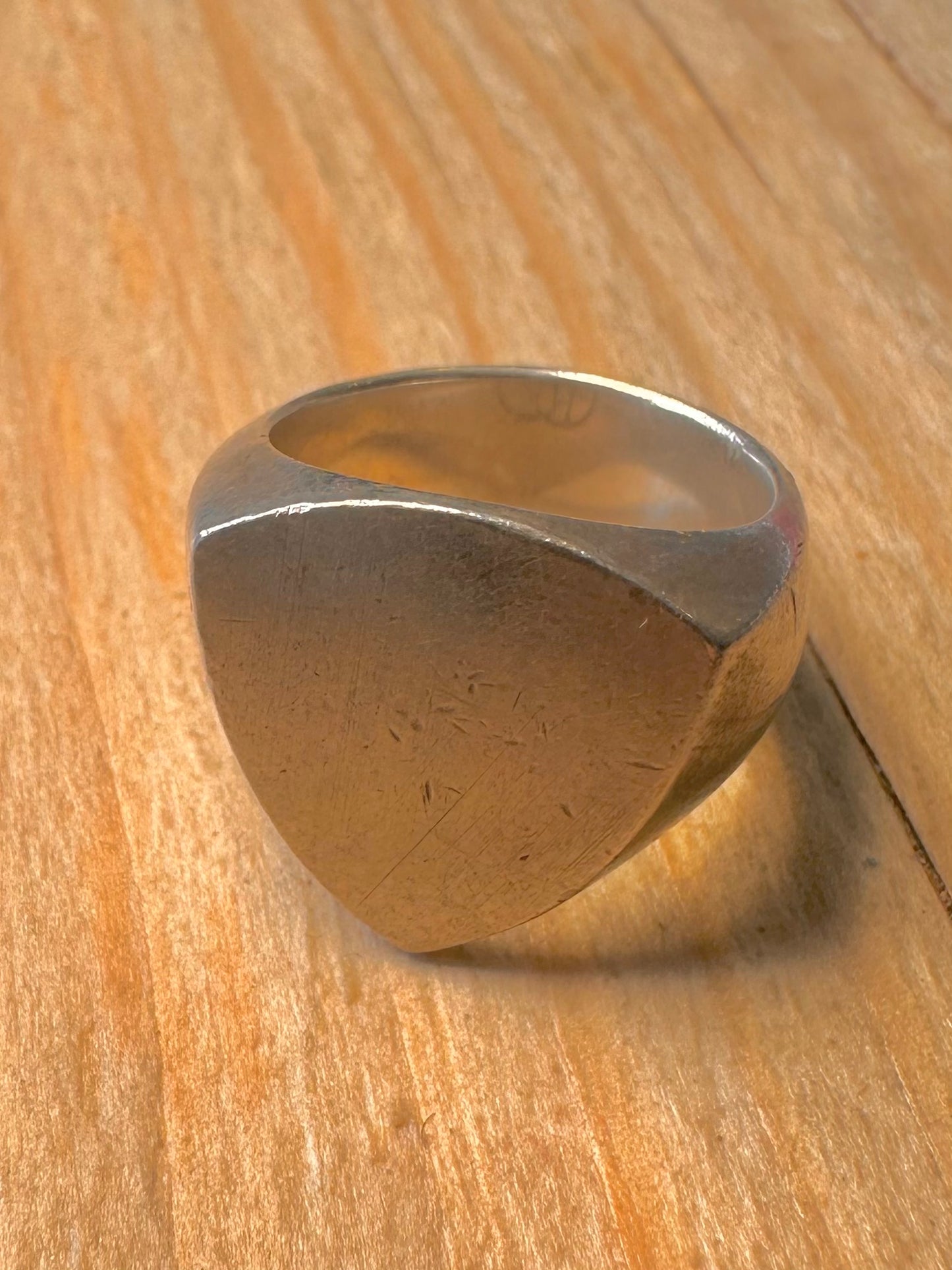 Vintage Signet Maker CHD 925 Sterling Silver Size K1/2 Ring