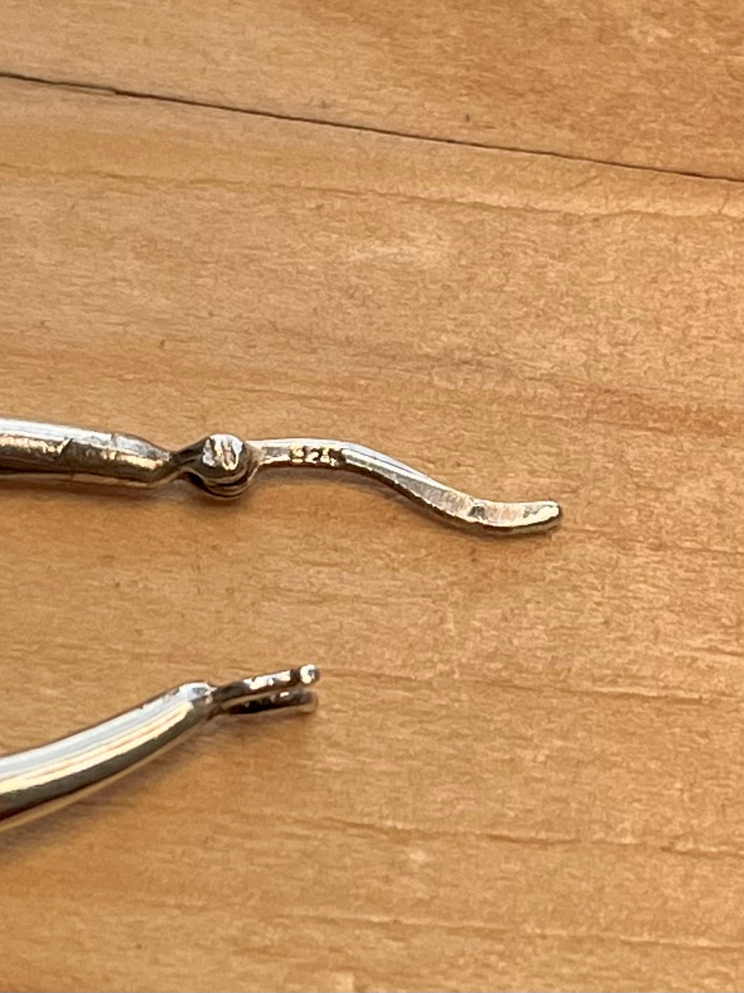 Oval Shaped Hoops 925 Sterling Silver Earrings