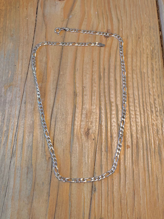 Figaro Chain Italy 925 Sterling Silver 16 inch Necklace