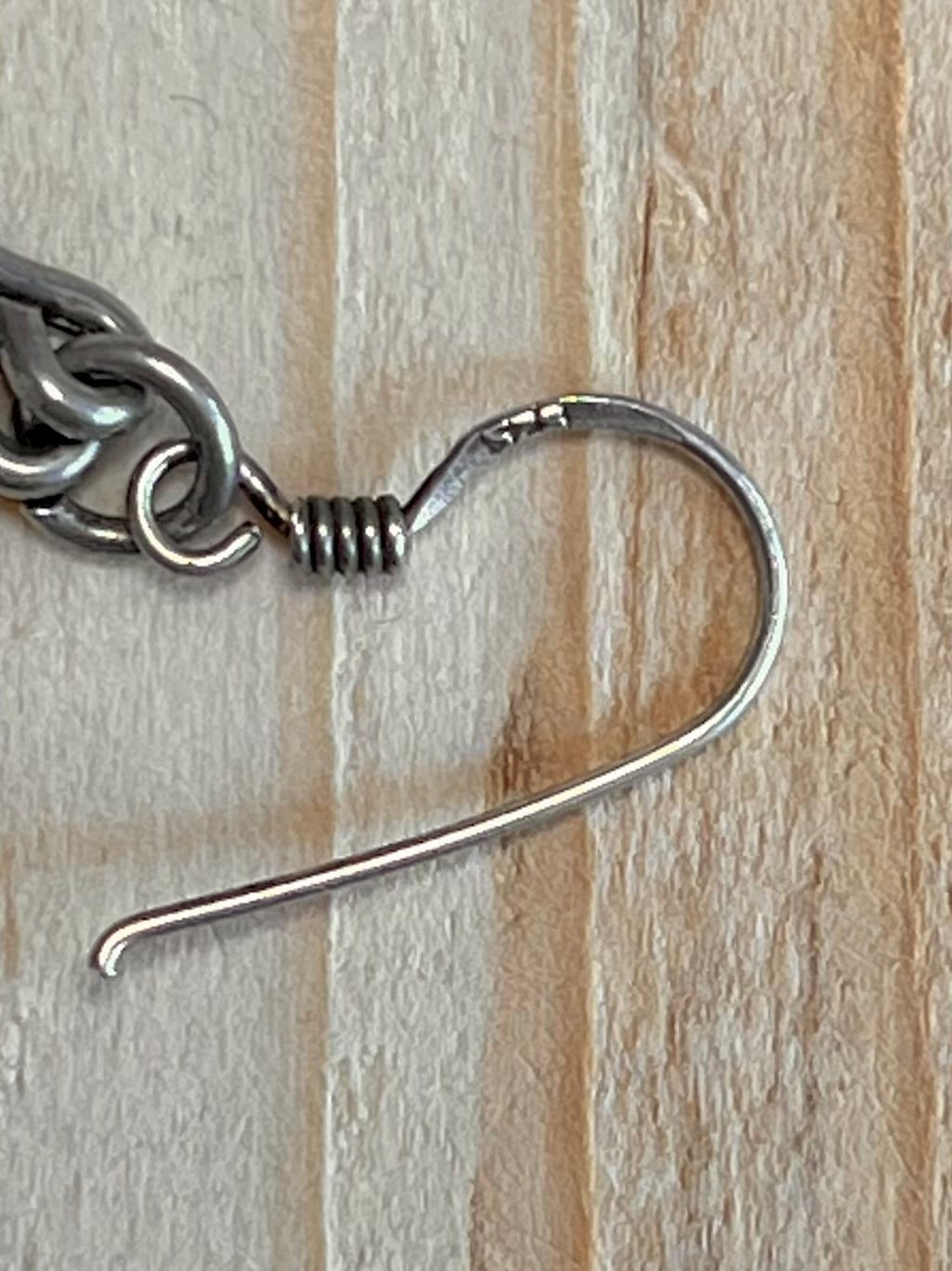 Simple Straight Stick 925 Sterling Silver Drop Earrings