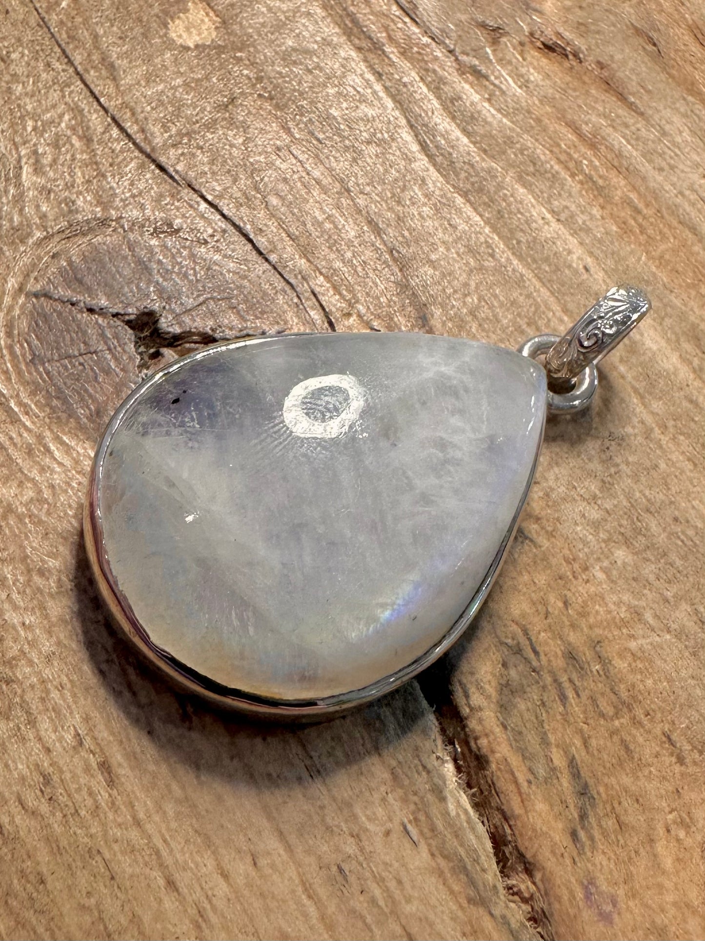 Vintage Moonstone 925 Silver Pendant