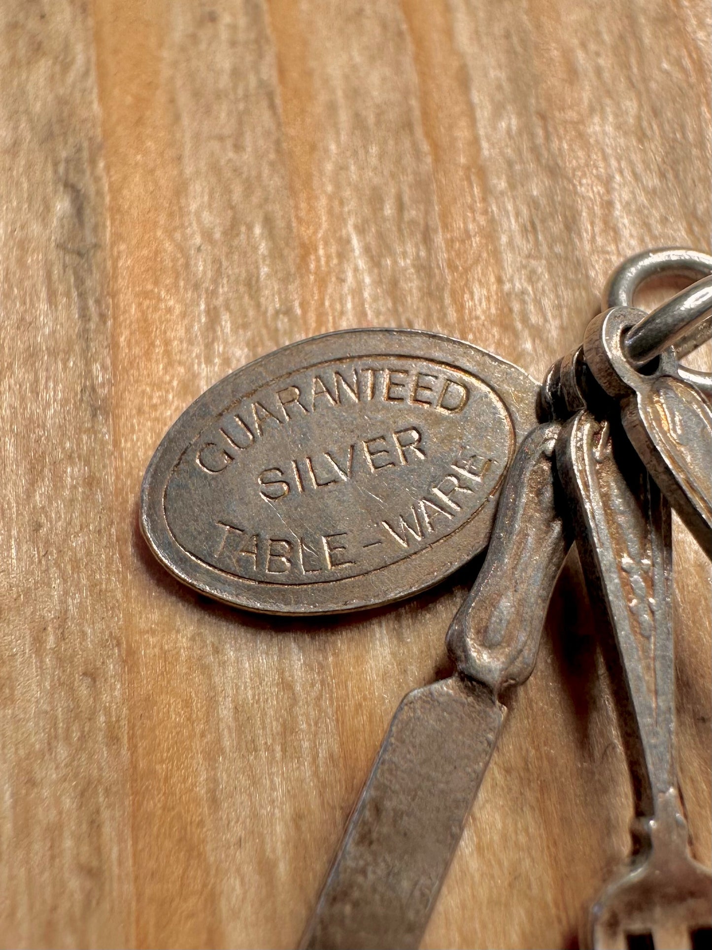 Vintage Cutlery Guaranteed Silver Table Ware Charm 925 Sterling Silver Pendant