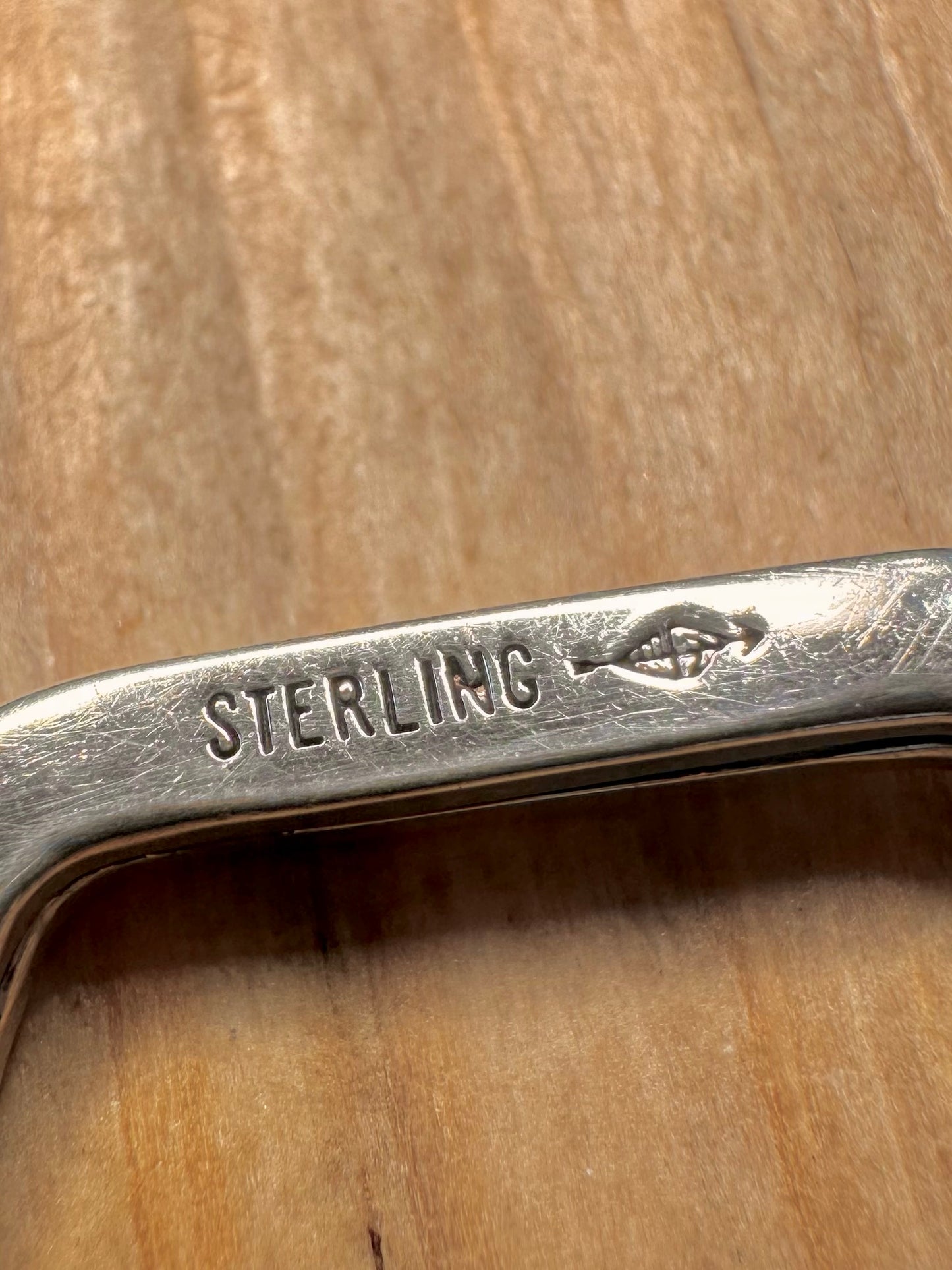 Vintage 1993 Tiffany and Co Style Key Ring Maker NES 925 Sterling Silver Collectables