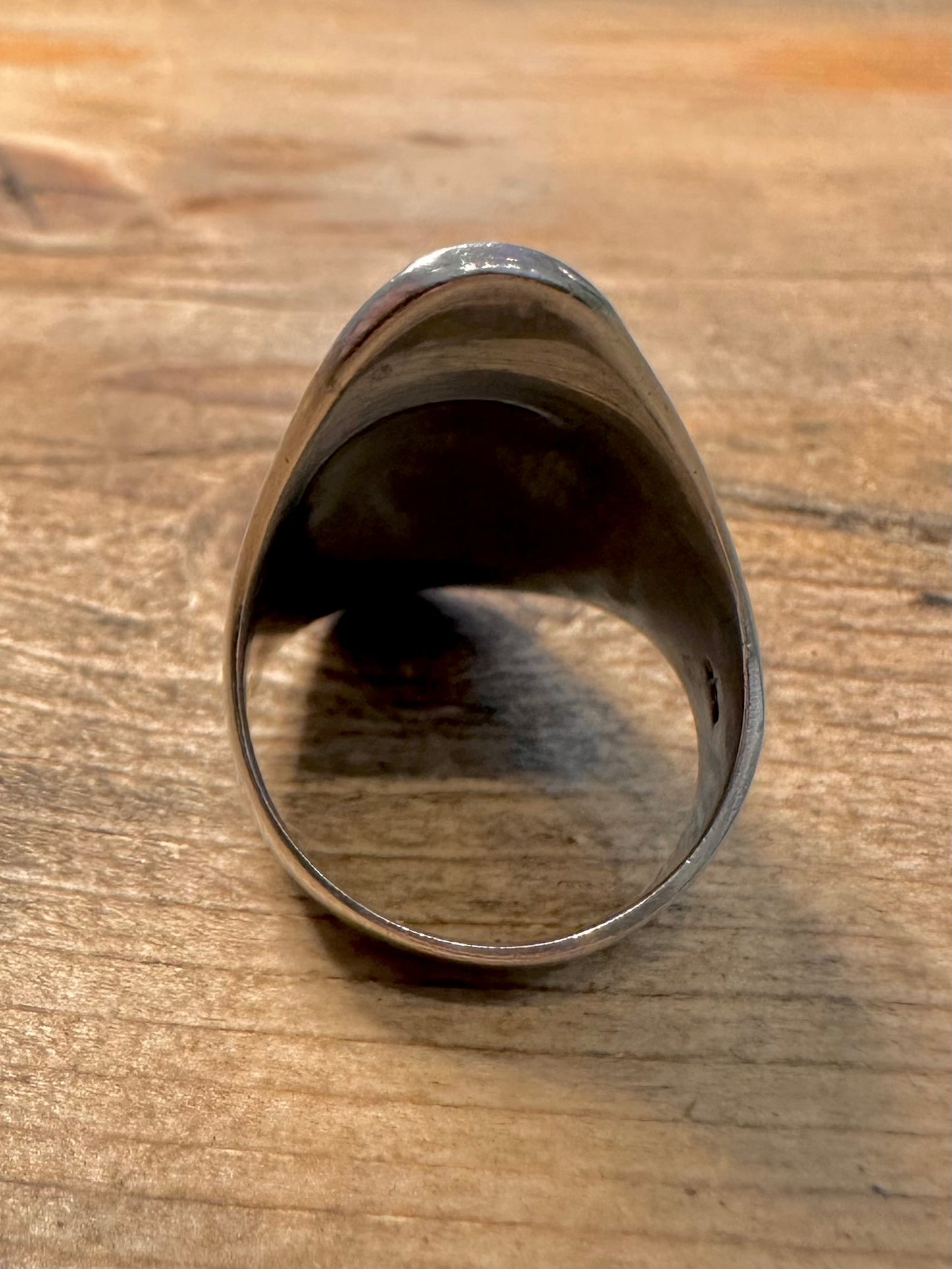 Abstract Long Wave 925 Silver Size R1/2 Ring