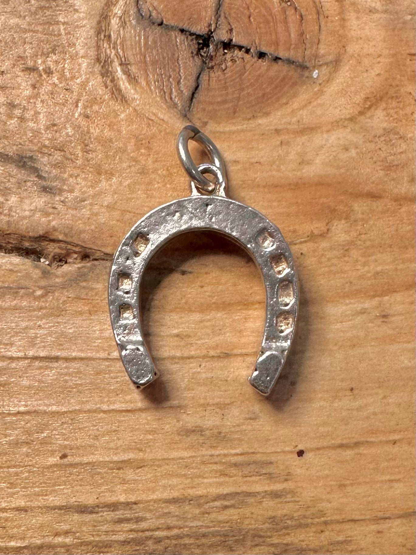 Vintage Horseshoe 925 Silver Pendant
