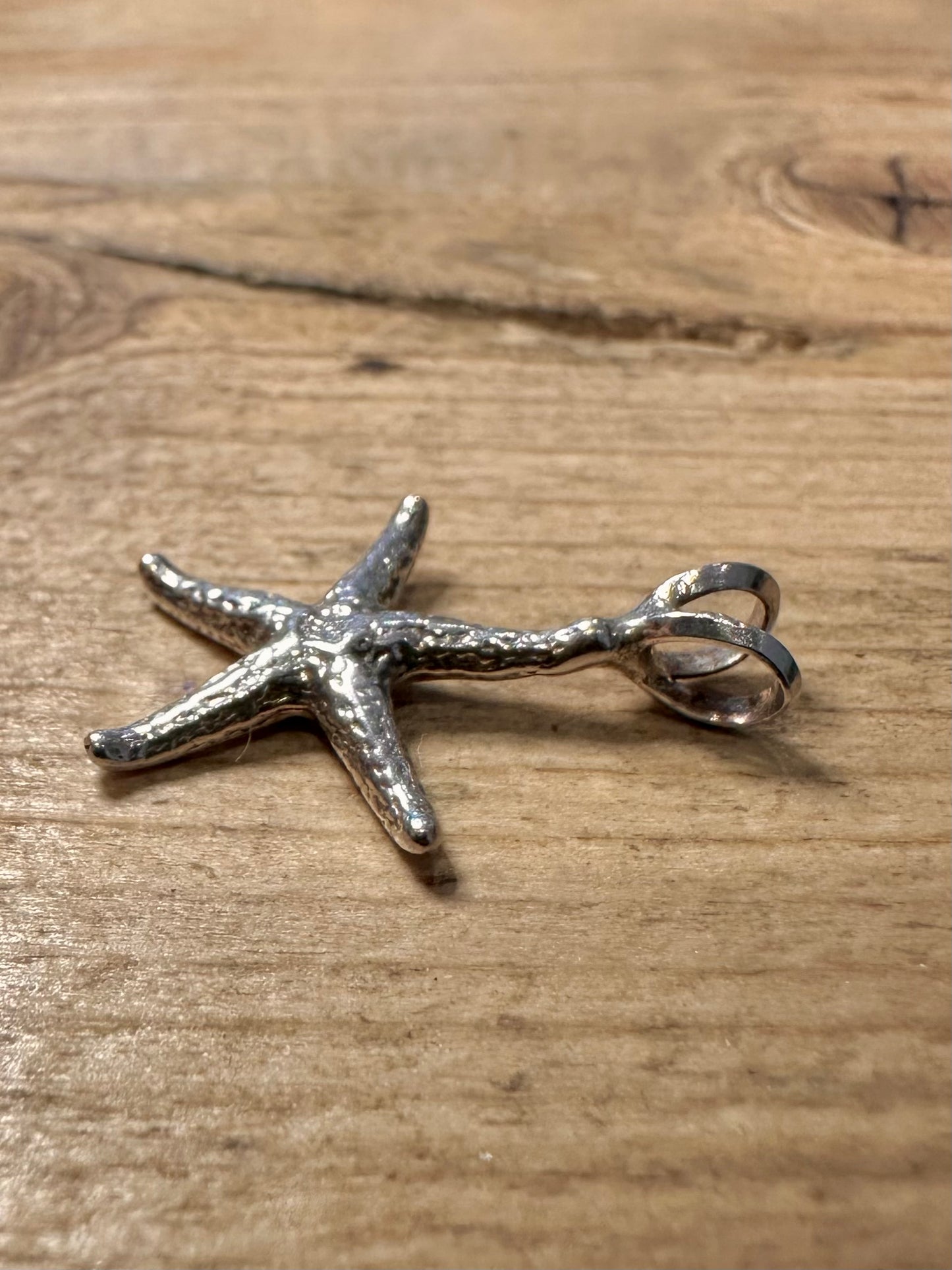 Vintage Starfish 925 Silver Pendant