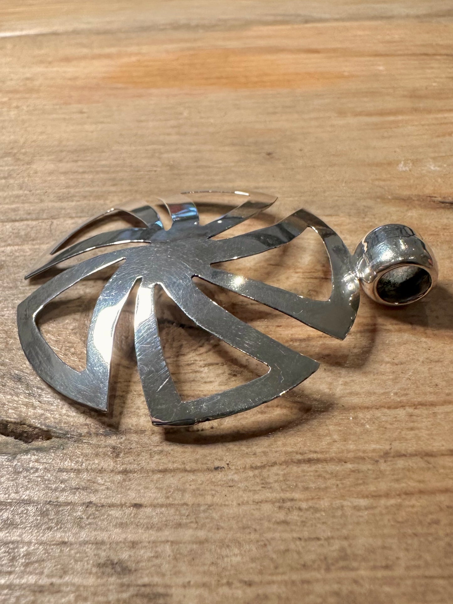 Abstract Circle 925 Silver Pendant