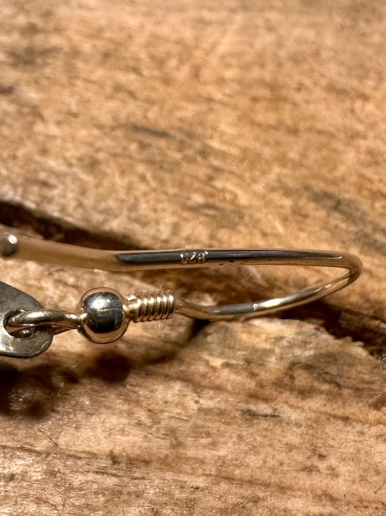 Abstract Twisted 925 Silver Earrings