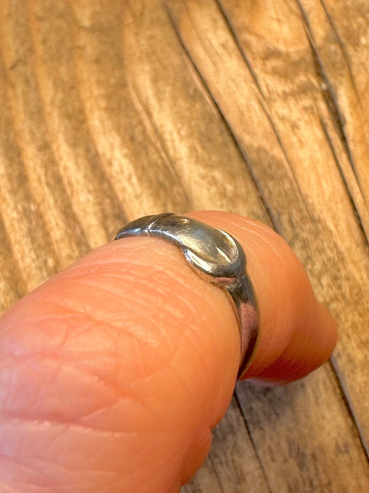 Buckle 925 Sterling Silver Size E Ring