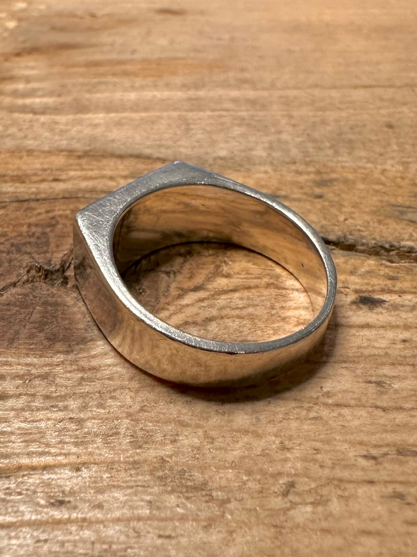 Vintage Ingot 925 Silver Size O Ring