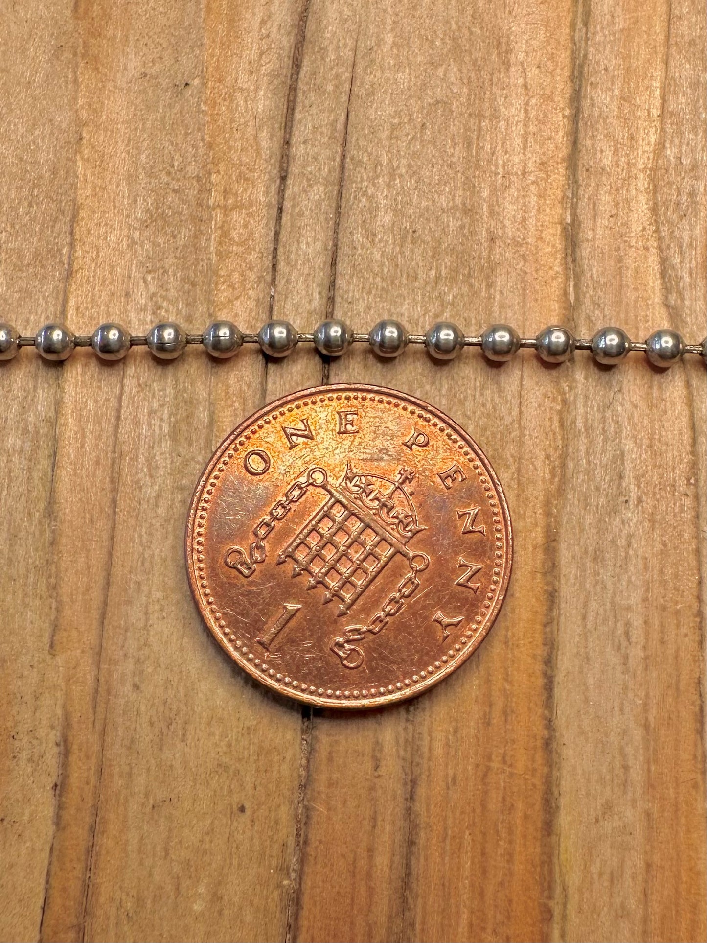 Vintage Ball Chain 925 Sterling Silver 18 inch Necklace