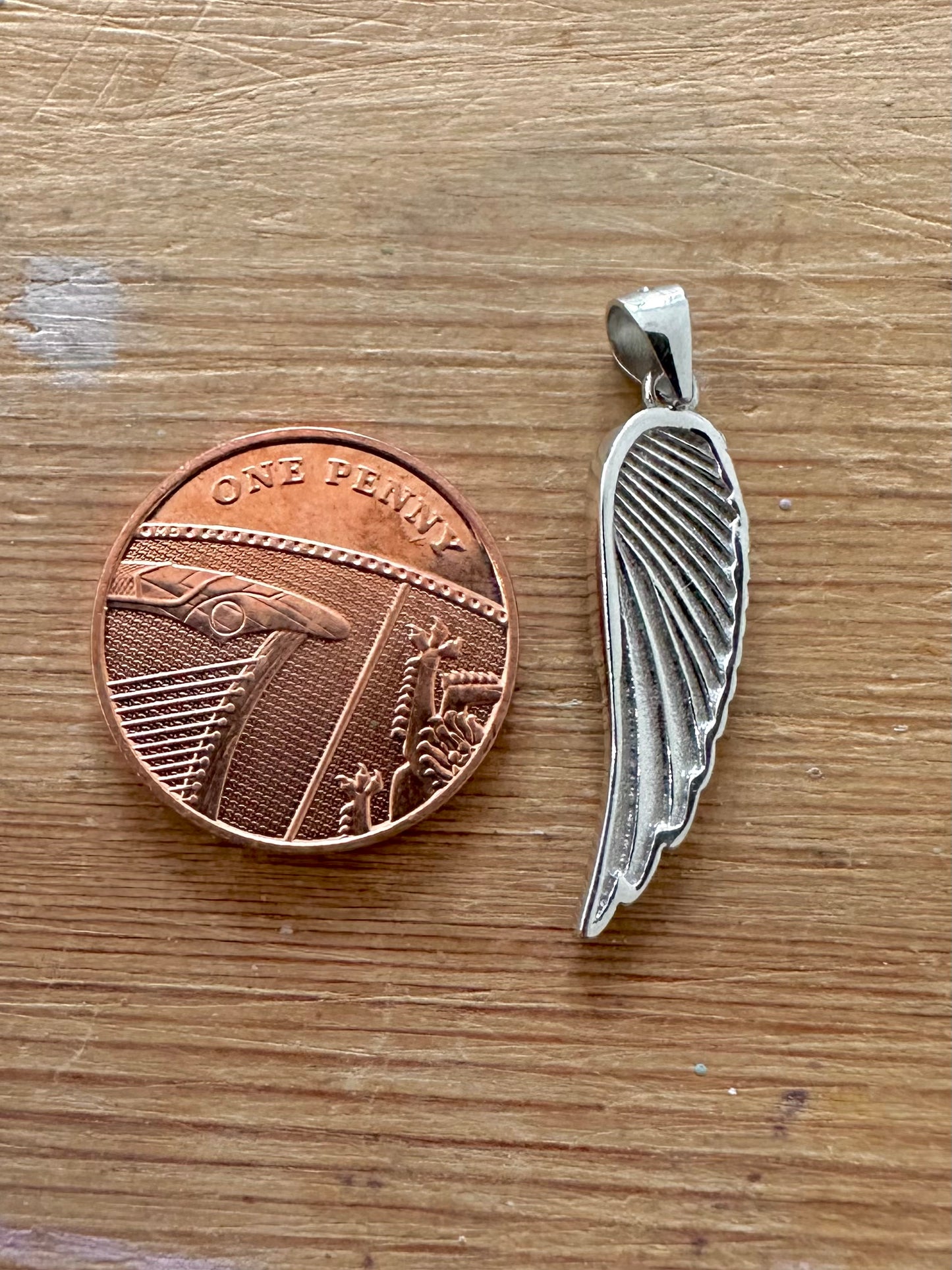 Vintage Wing 925 Silver Pendant