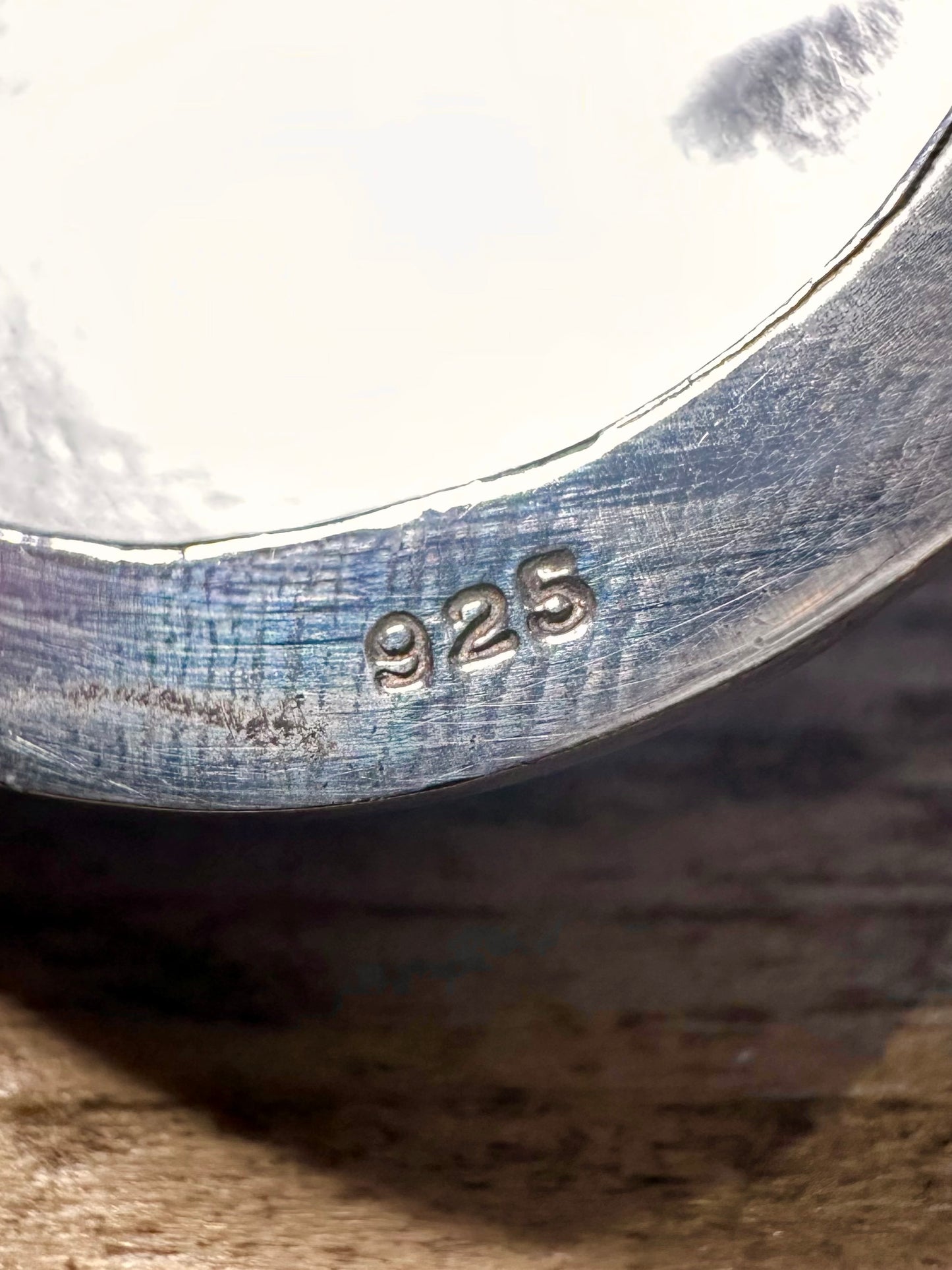 Vintage Large Oval Engraved 925 Silver Locket Pendant