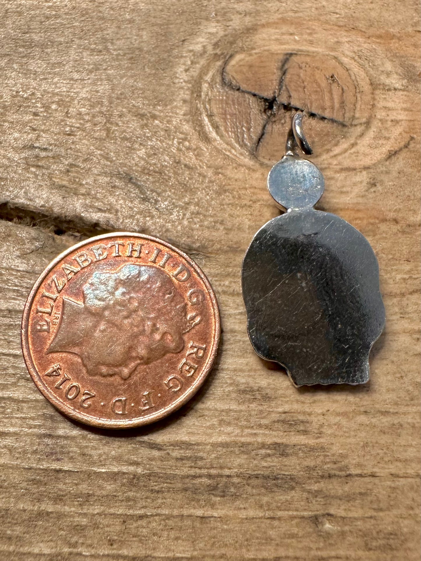 Vintage Skull 925 Silver Pendant