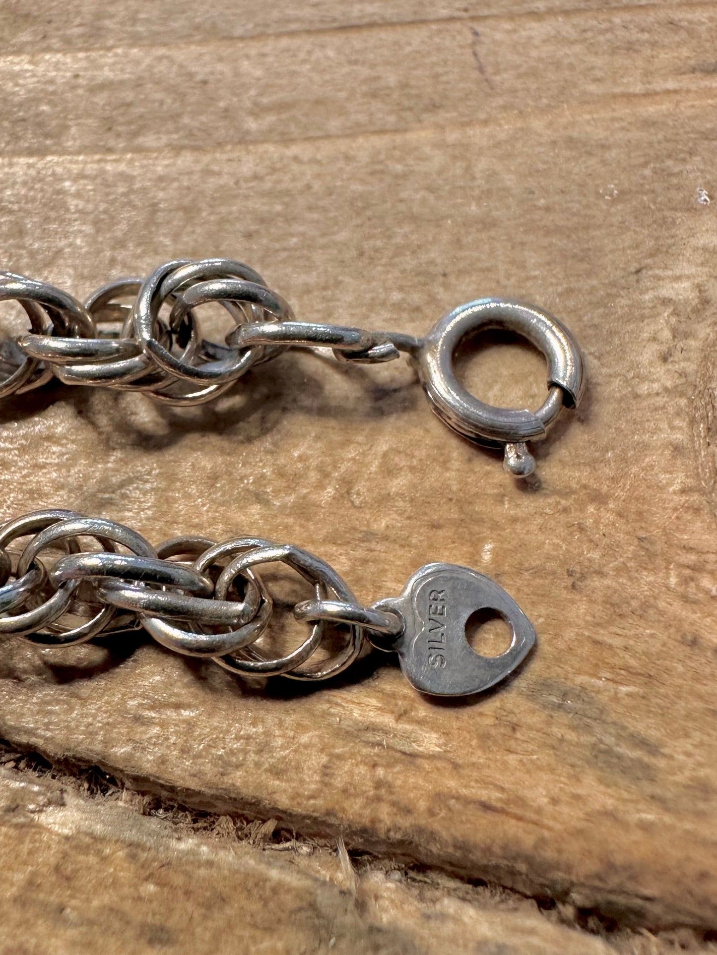 Vintage Chunky Rope Chain 925 Silver 24.5 inch Necklace