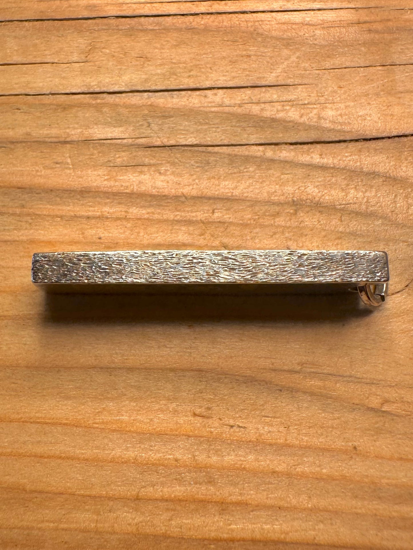 Vintage 1979 Engraved Ingot Birmingham 925 Sterling Silver Pendant