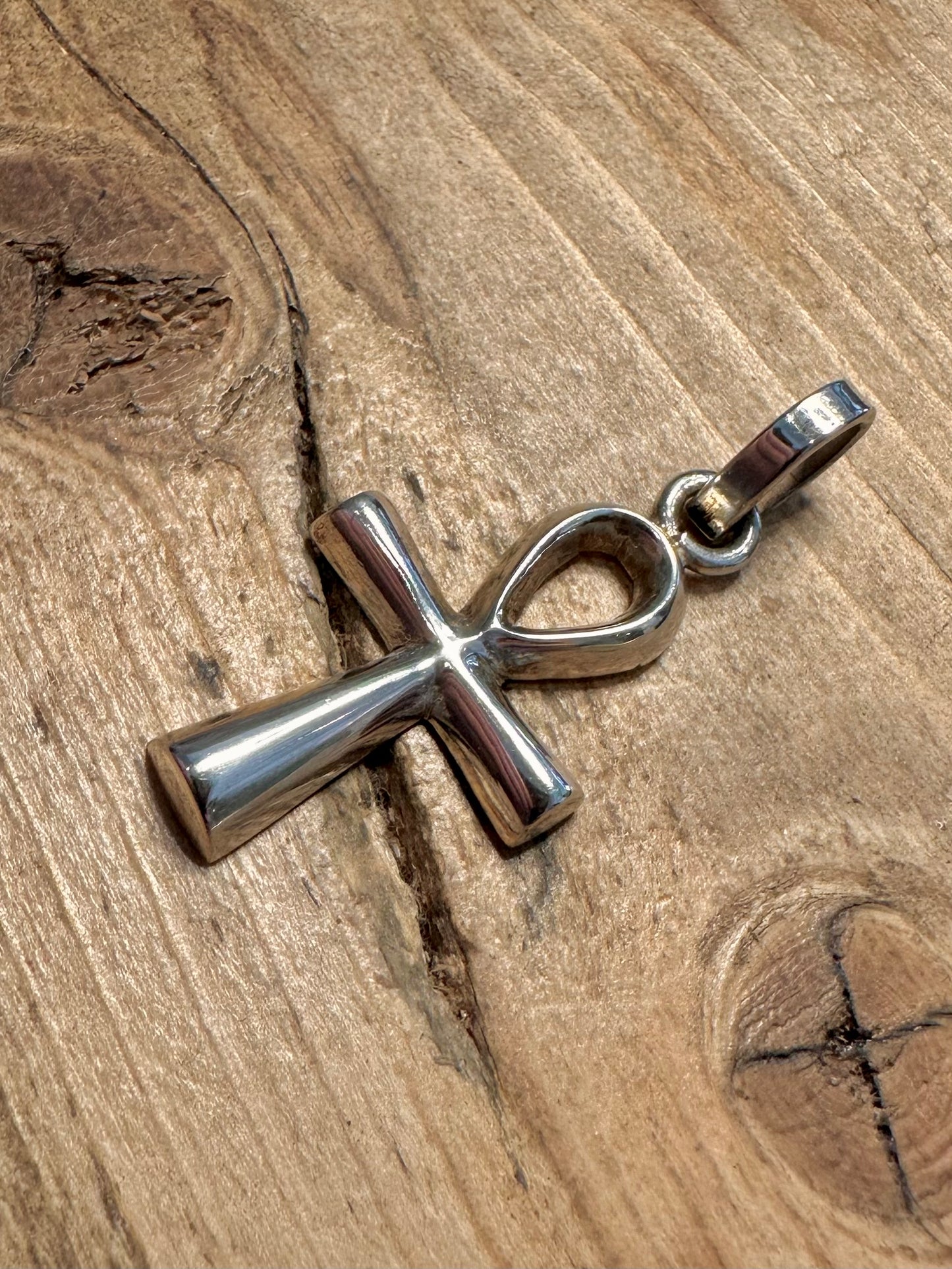 Modern 2001 Ankh 925 Silver Hallmarked Pendant