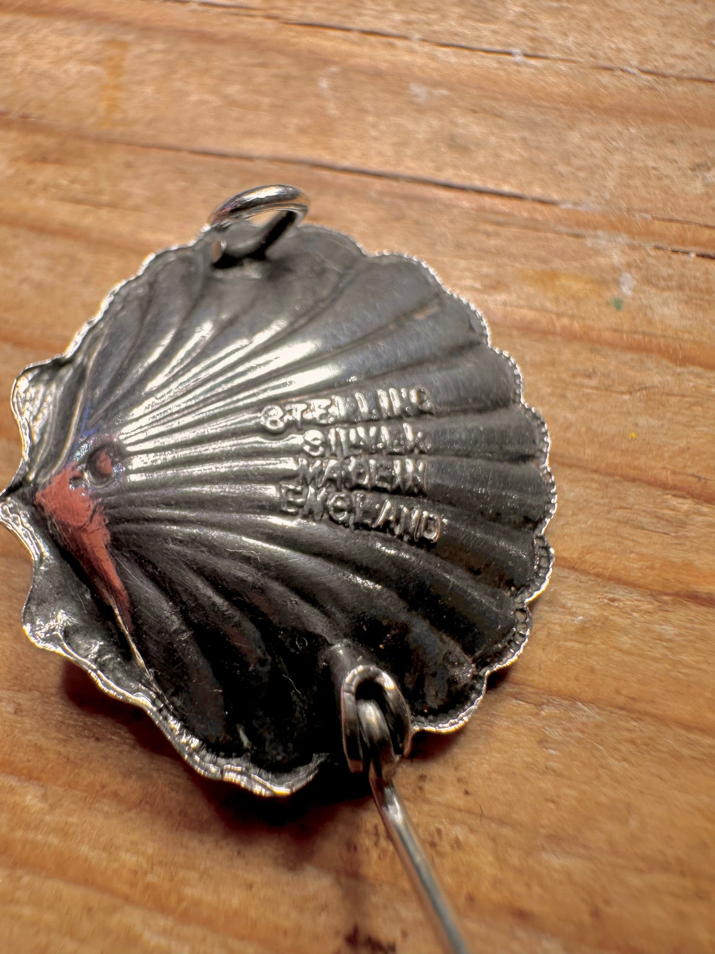 Vintage Bernard Instone Pink Enamel Lucky Pixie 925 Sterling Silver Made in England Brooch