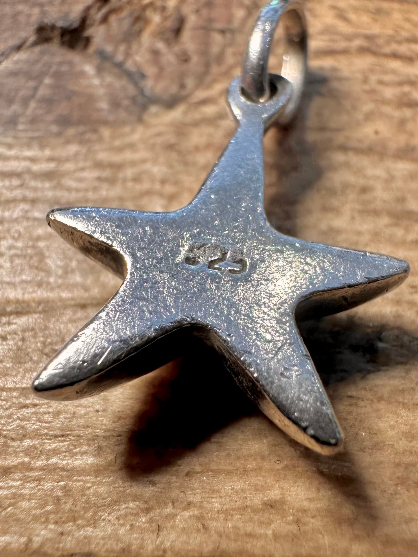 Vintage Star 925 Silver Pendant