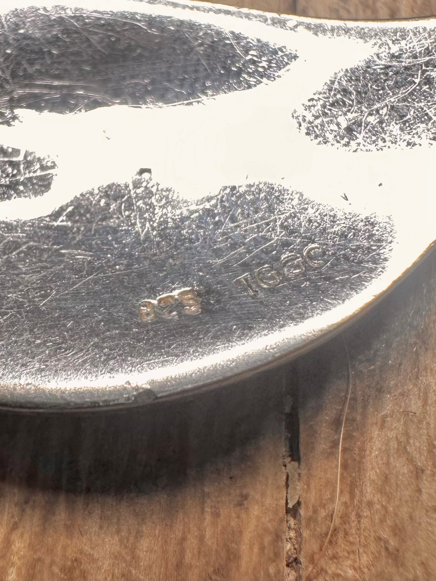 Modern Abalone Leaf Design 925 Sterling Silver Pendant