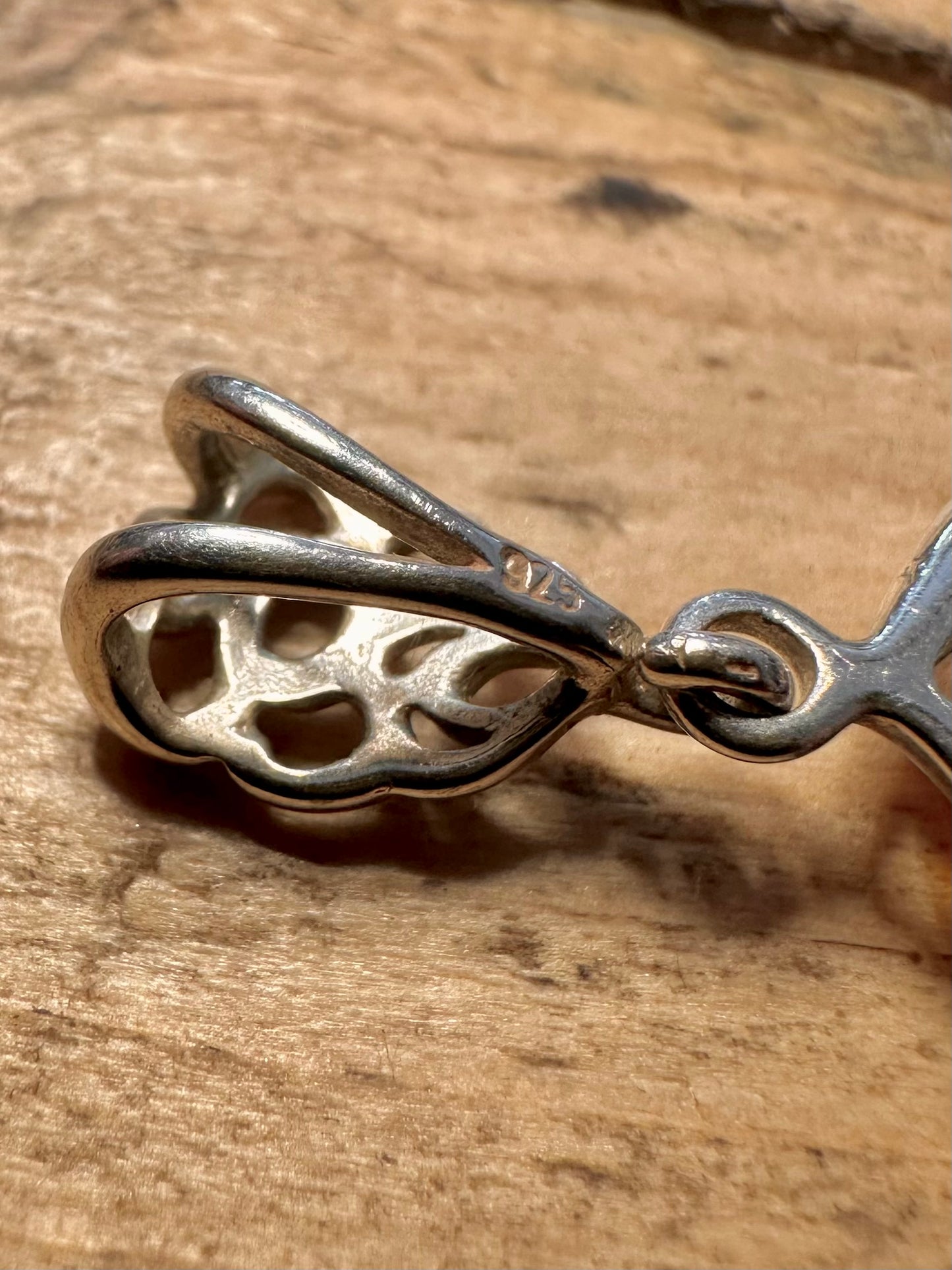 Abstract Multi Amber 925 Silver Pendant