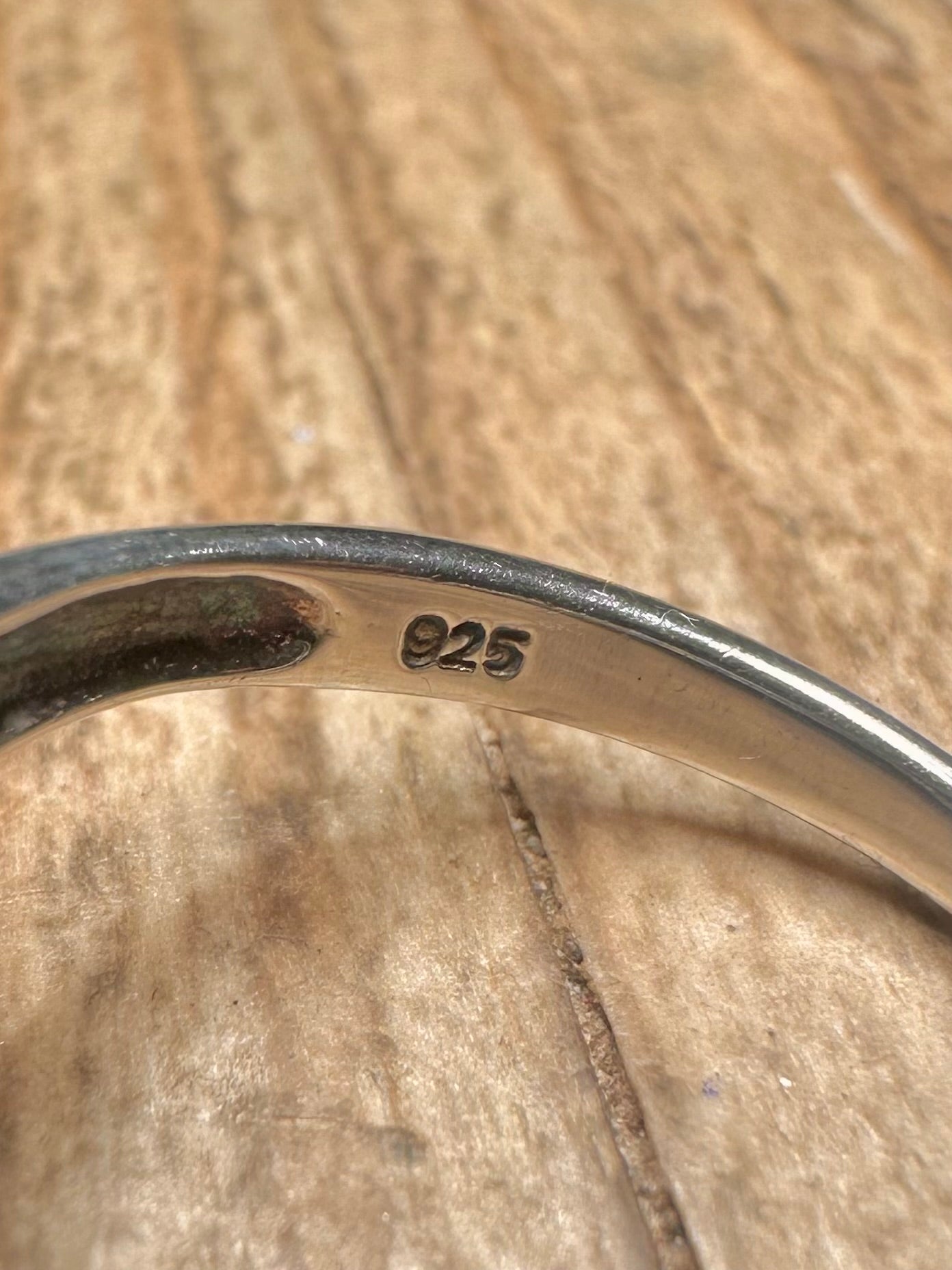 Modern Lavender Jadeite and Amethyst 925 Sterling Silver Size P1/2 Ring