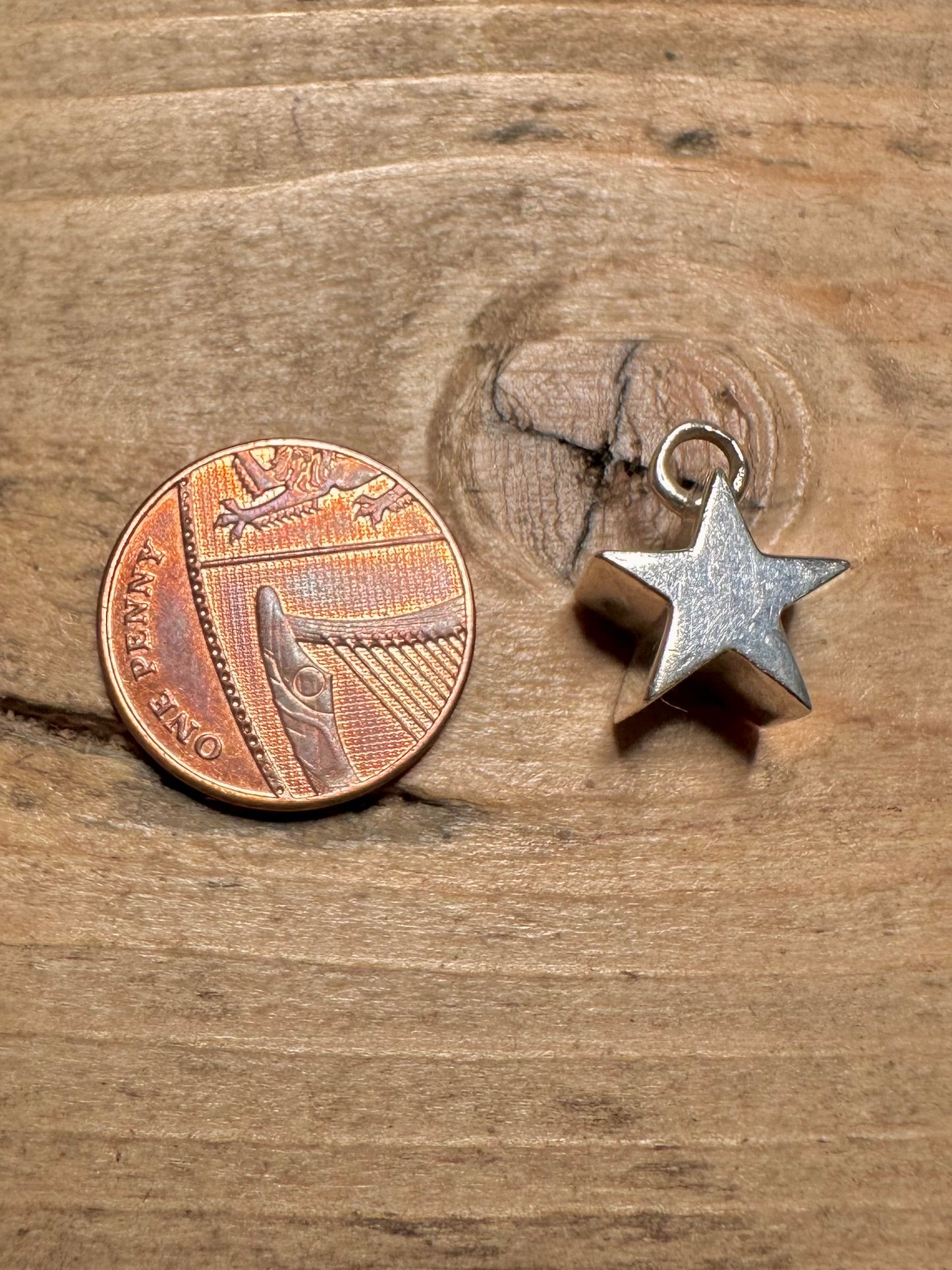 Modern Chunky Star 925 Silver Pendant