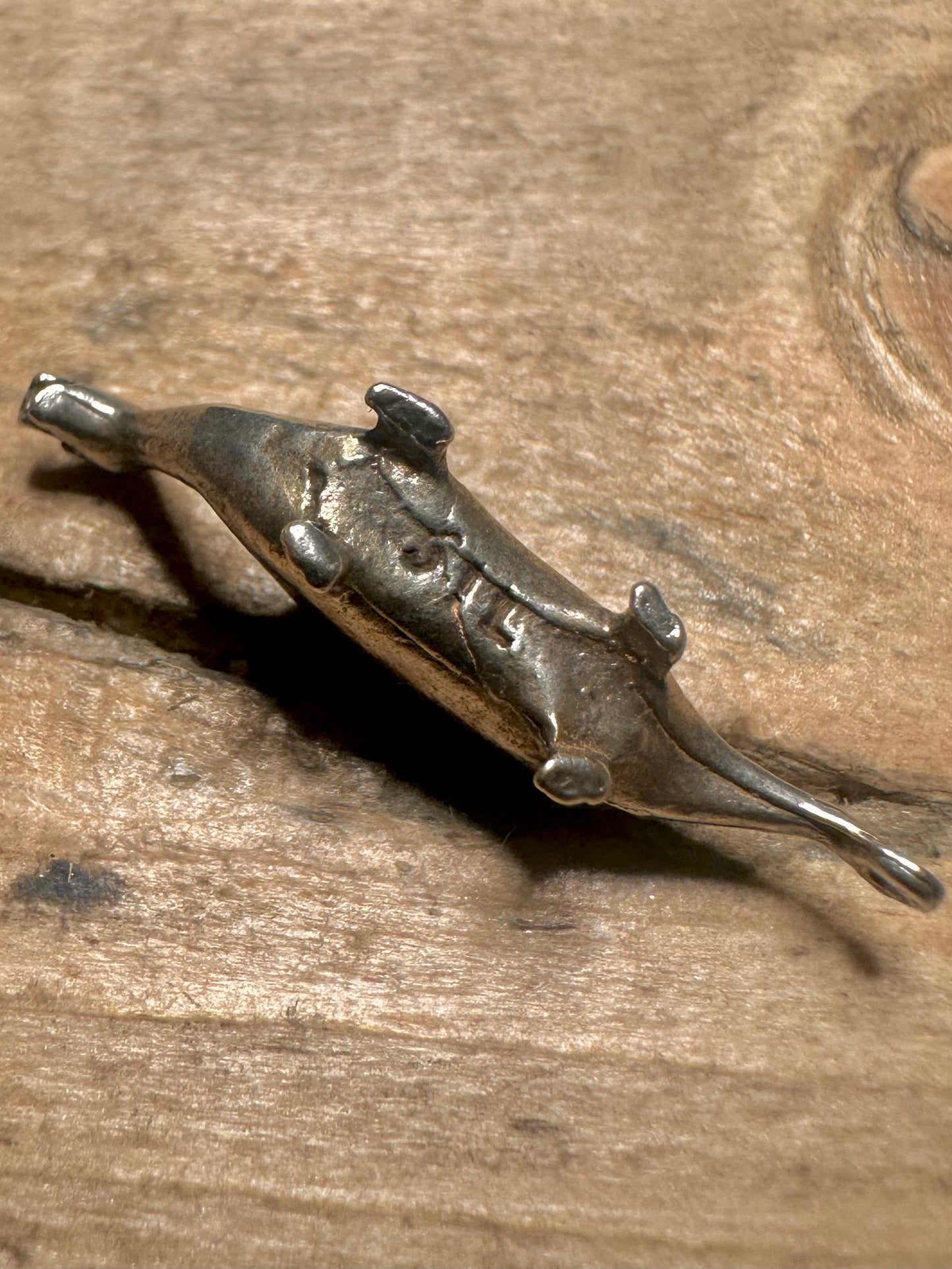 Vintage Dinosaur 925 Silver Pendant