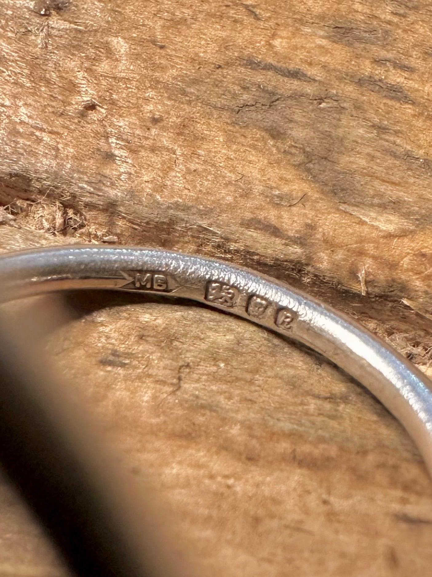 Abstract 1991 925 Silver Size L1/2 Ring