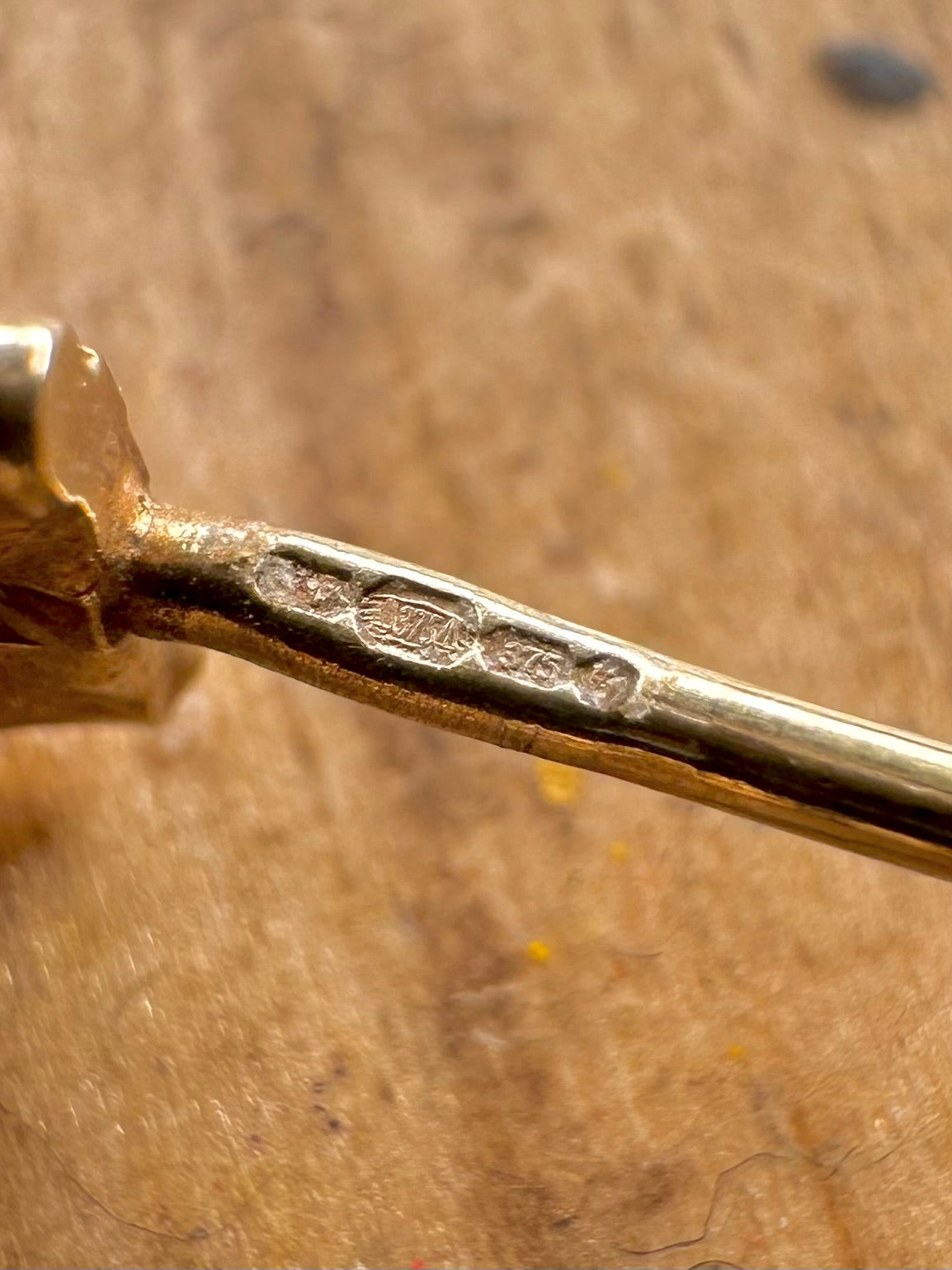 9ct Gold Chain Link Style Half Hoop Earrings