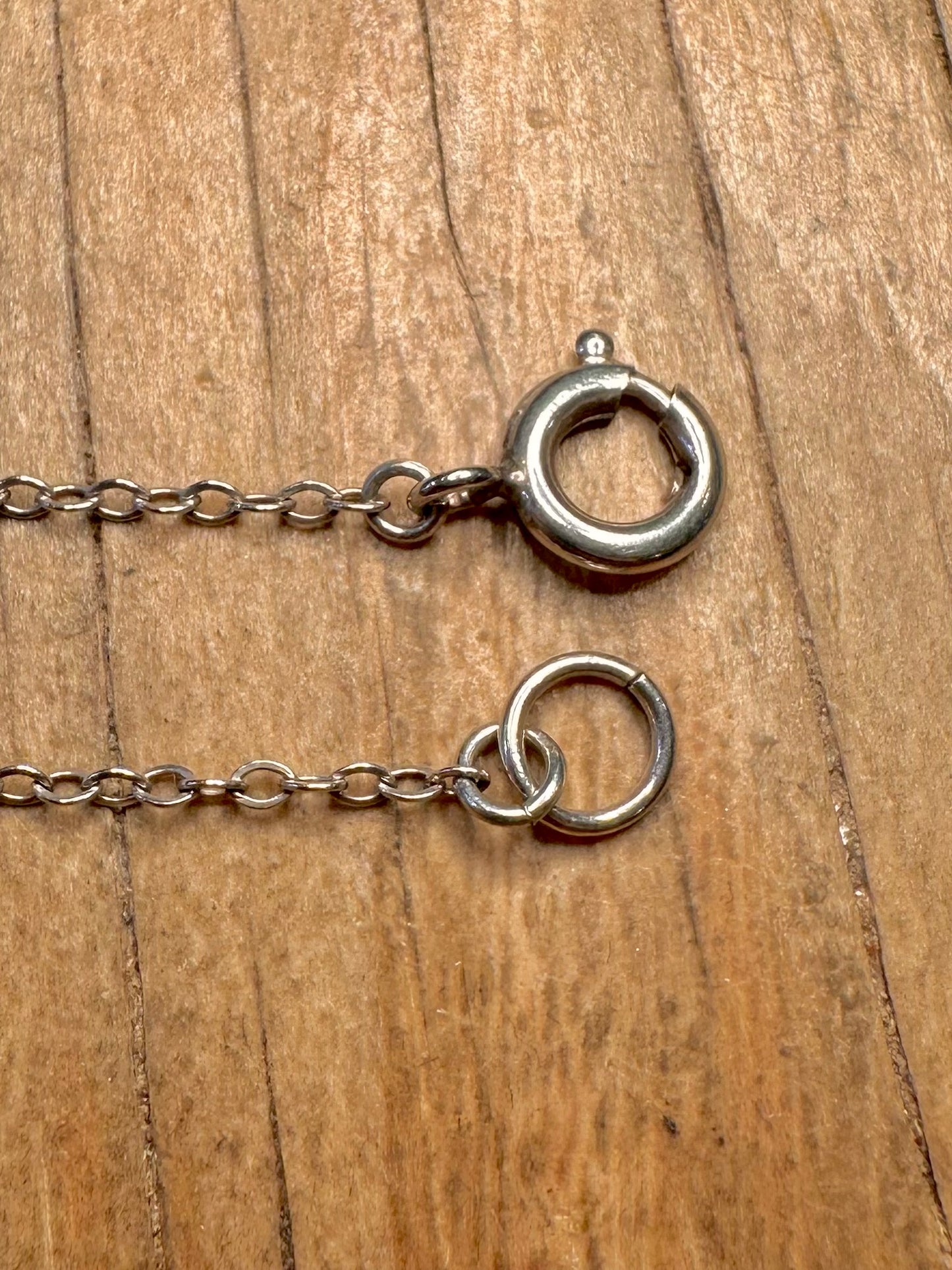 Vintage Georg Jensen Double Leaf 50B Denmark 925 Sterling Silver Necklace