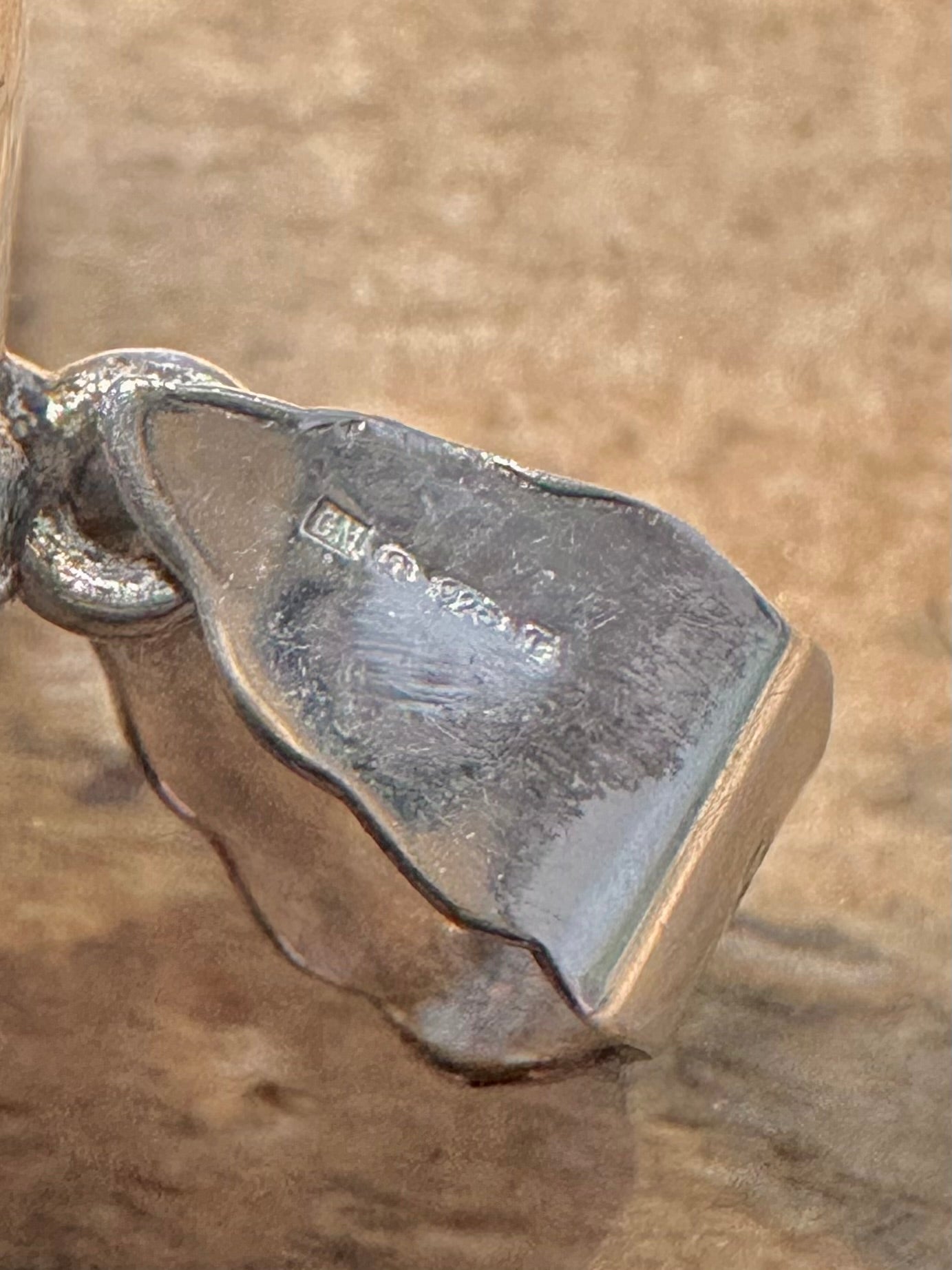 Vintage Perfume Bottle 925 Silver Hallmarked Pendant