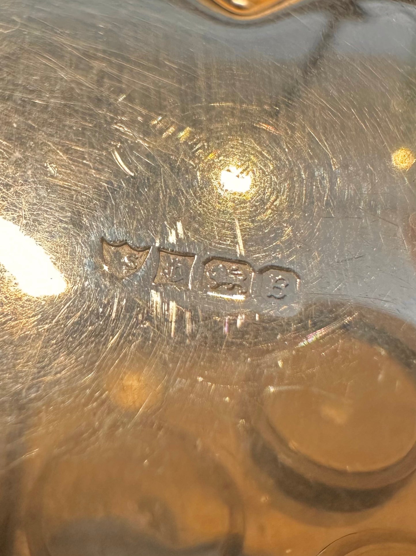Vintage 1976 Heart Engraved Locket JS Maker 925 Silver Pendant
