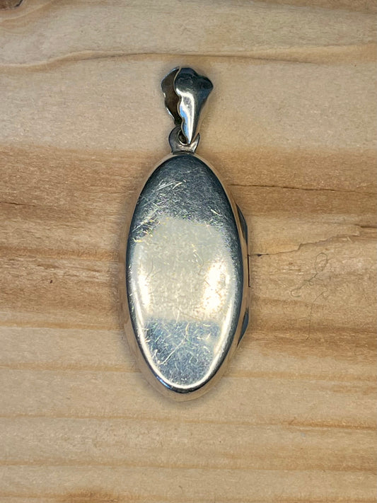 Oval Picture Locket 925 Sterling Silver Pendant