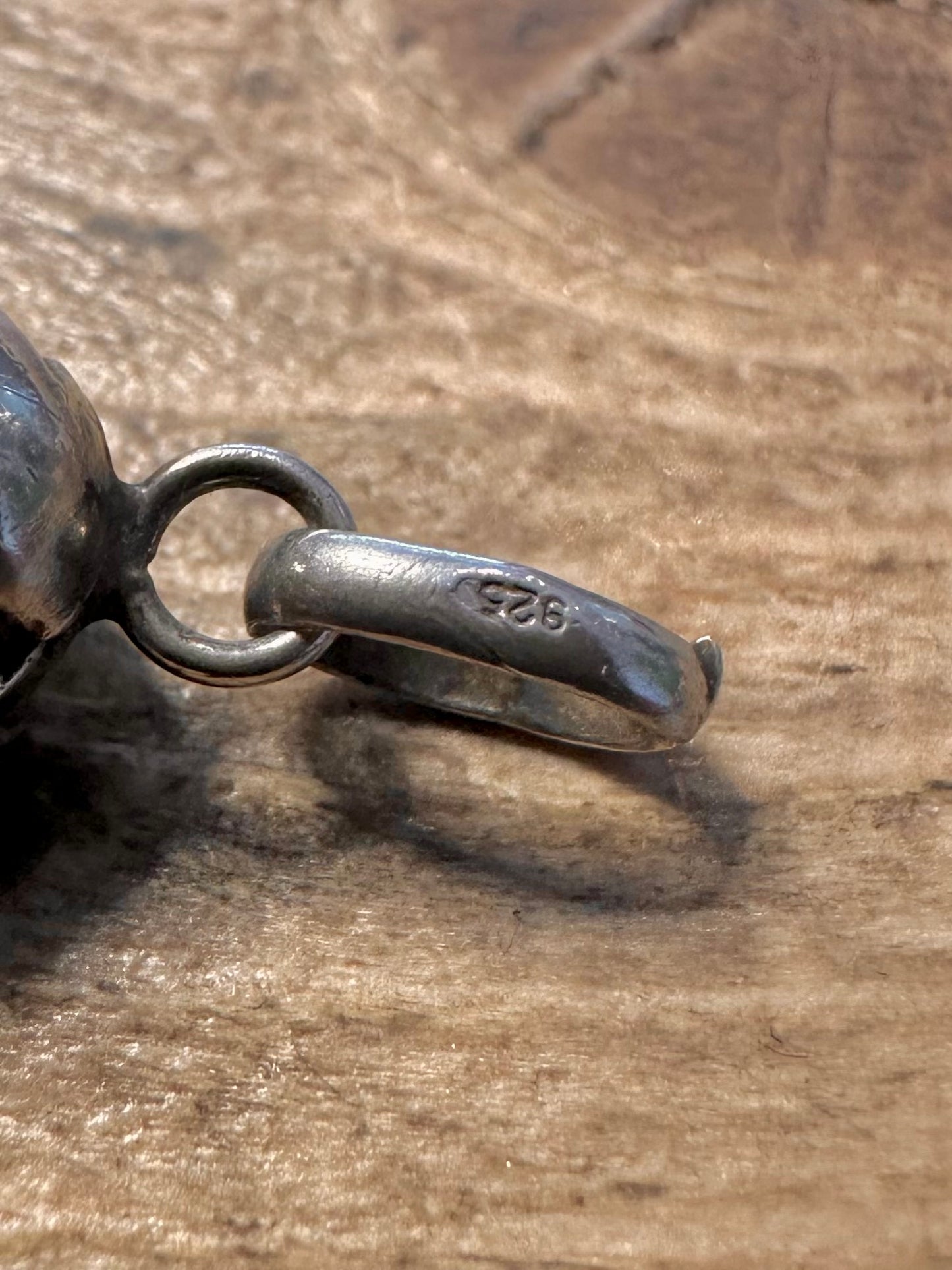 Vintage Horn of Plenty 925 Silver Pendant