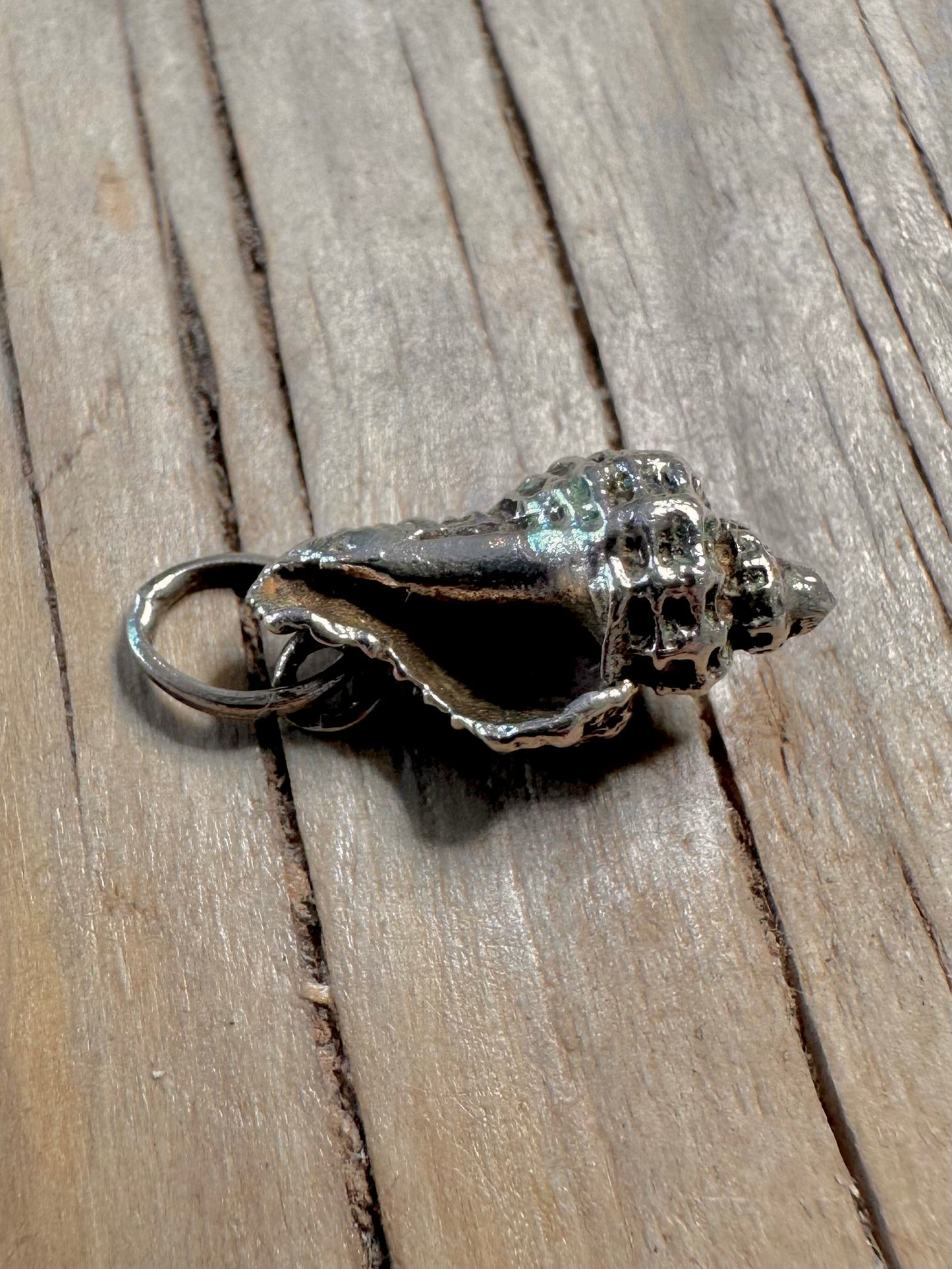 Vintage Shell 925 Silver Pendant