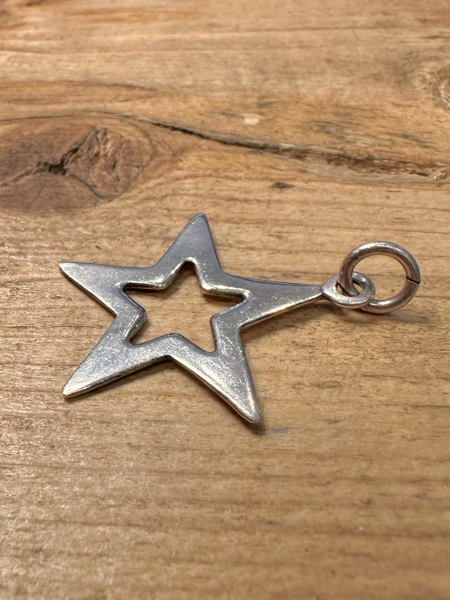 Modern Star 925 Silver Pendant