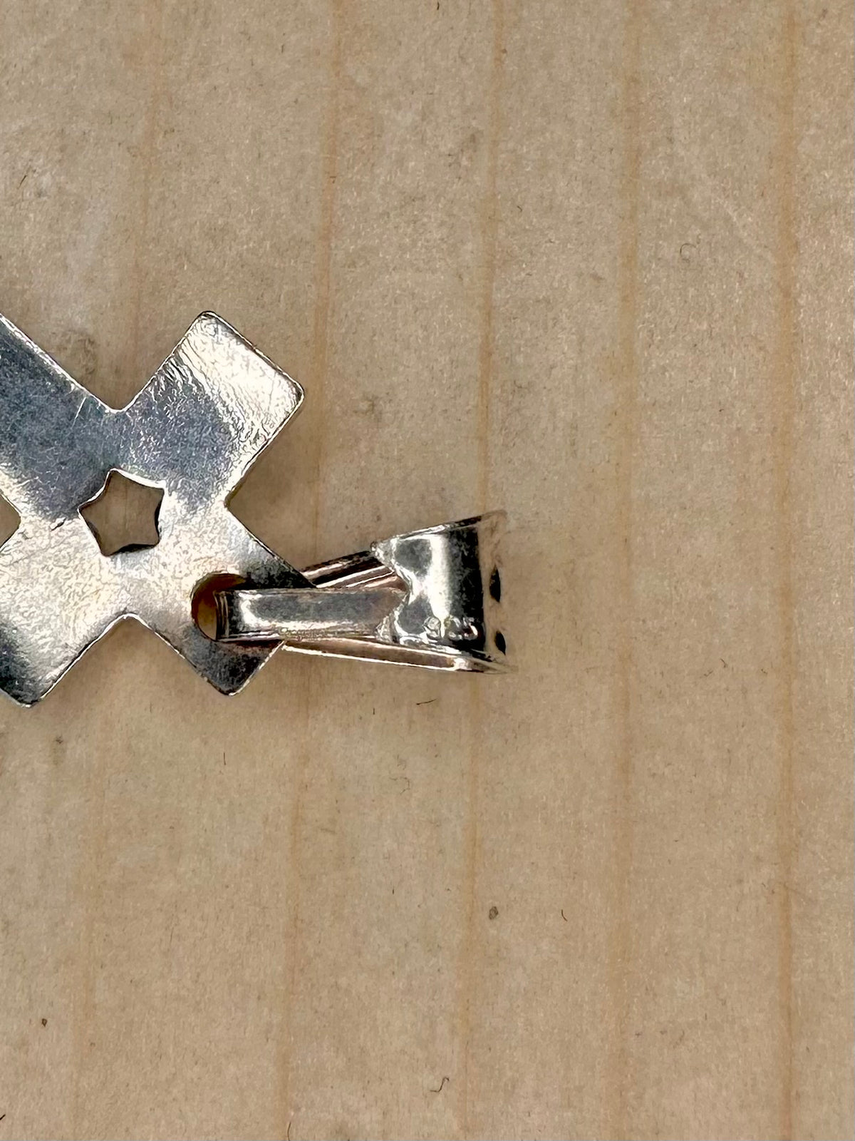 Star Cross 925 Sterling Silver Pendant